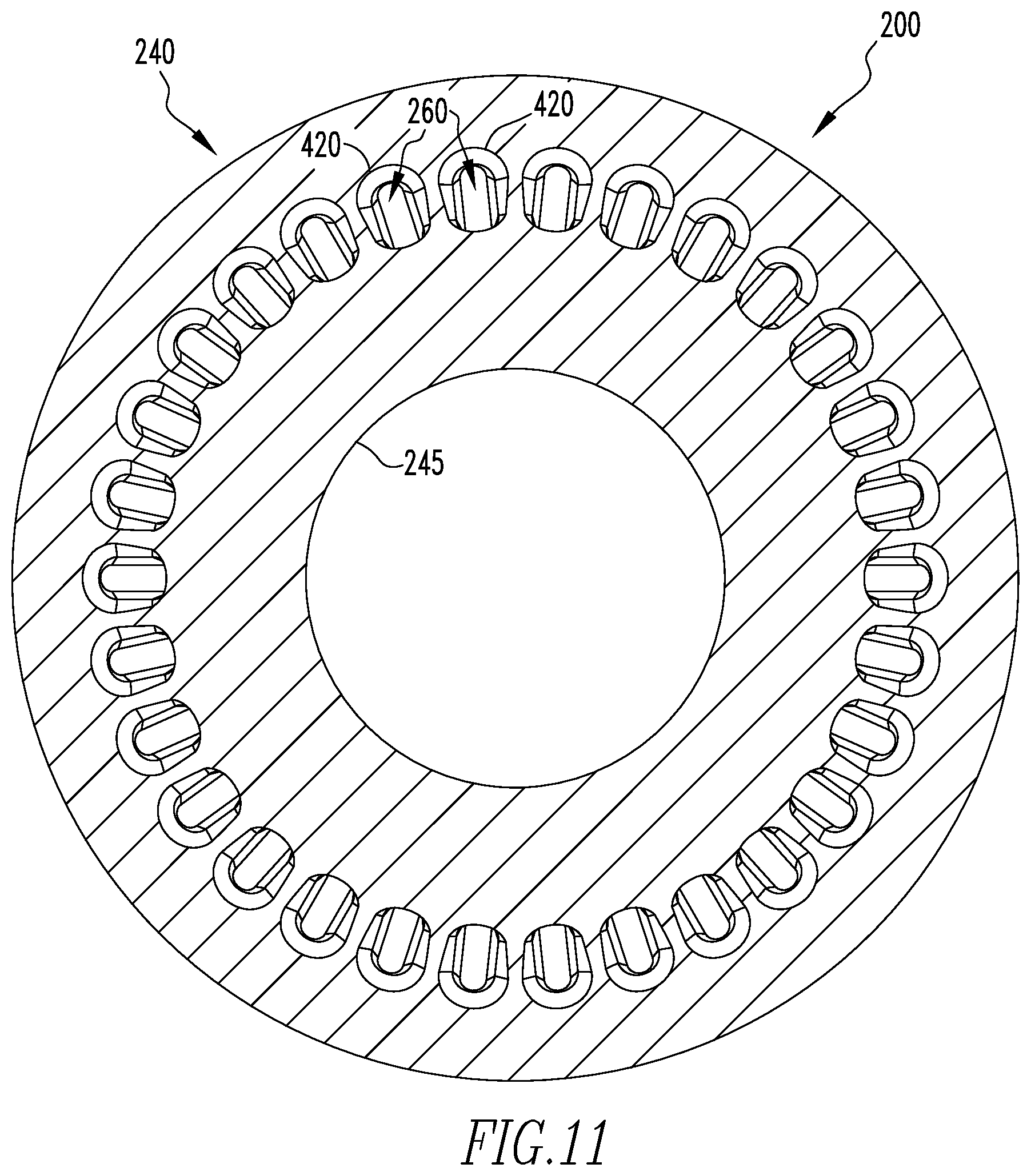 Patent US12365035 Figure 15 – Tool holders with fluid directing passages