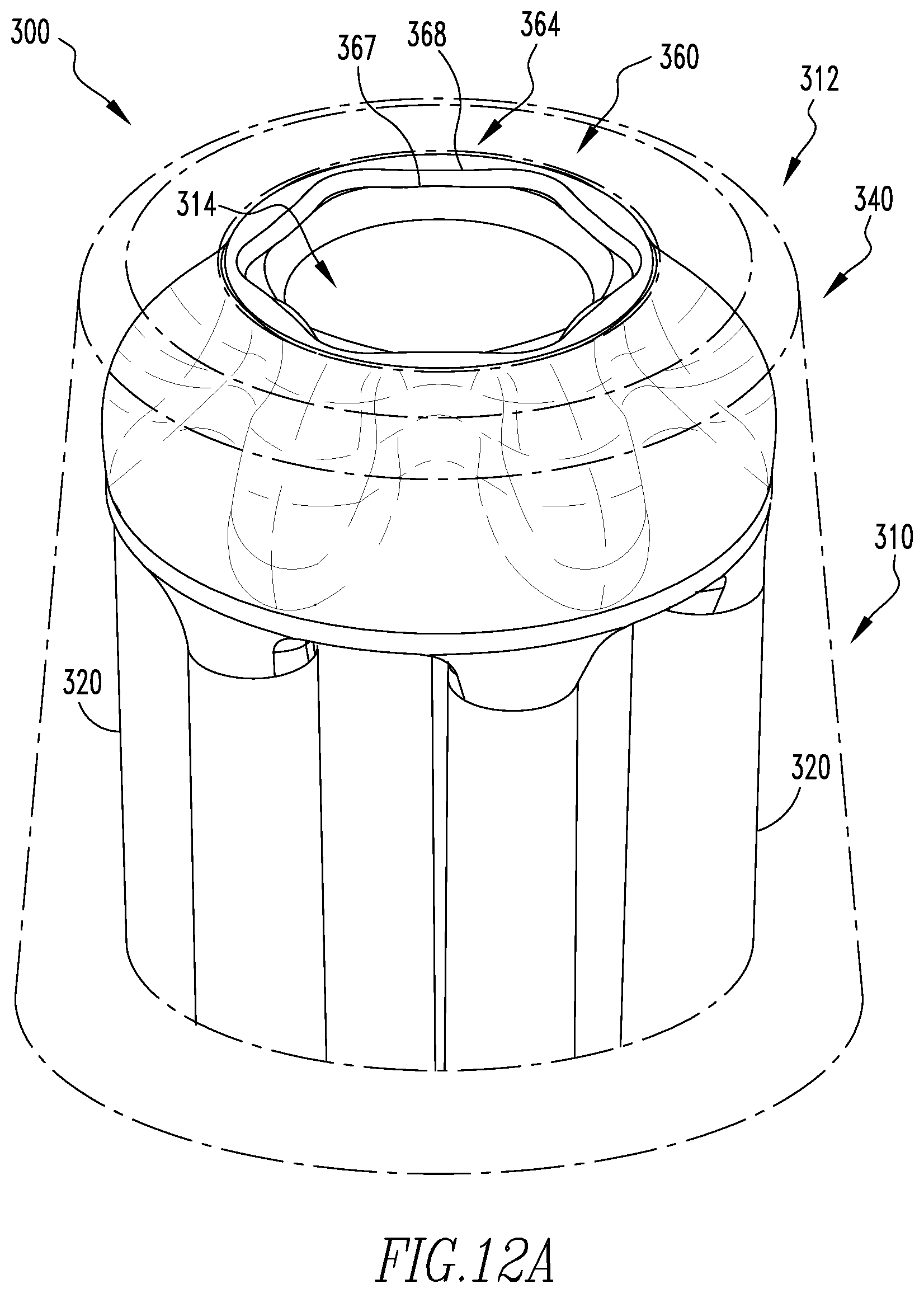 Patent US12365035 Figure 16 – Tool holders with fluid directing passages