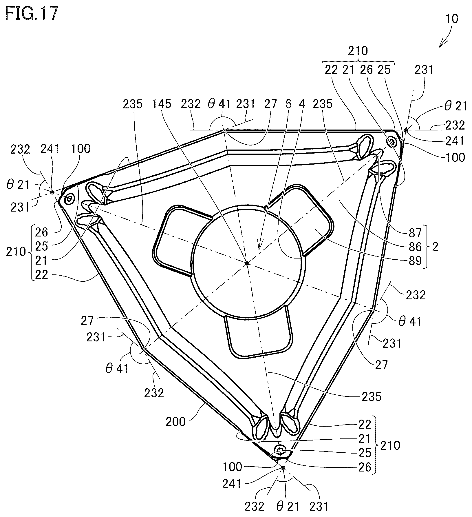 Patent US12365036 Figure 17 – Cutting insert