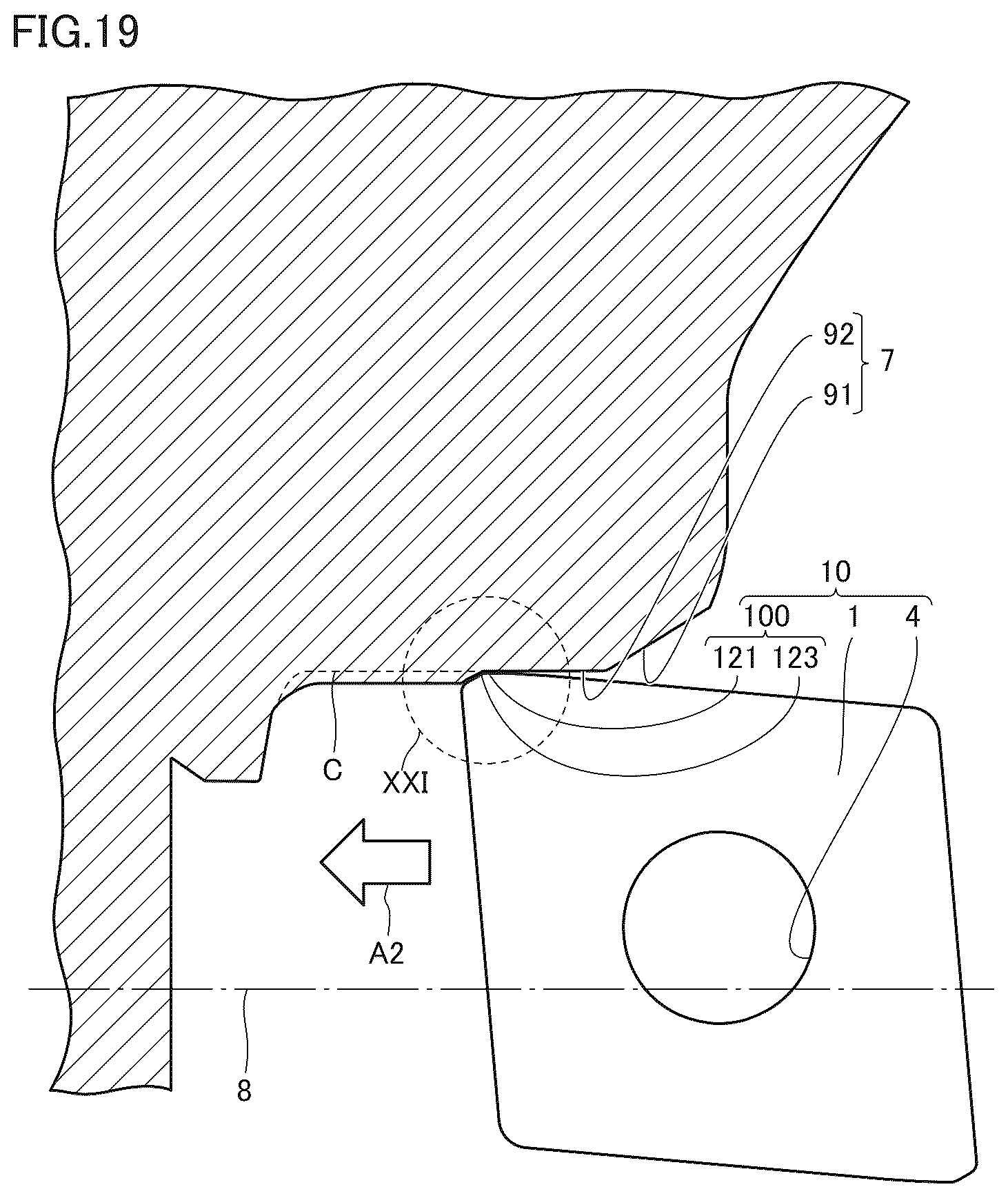 Patent US12365036 Figure 19 – Cutting insert