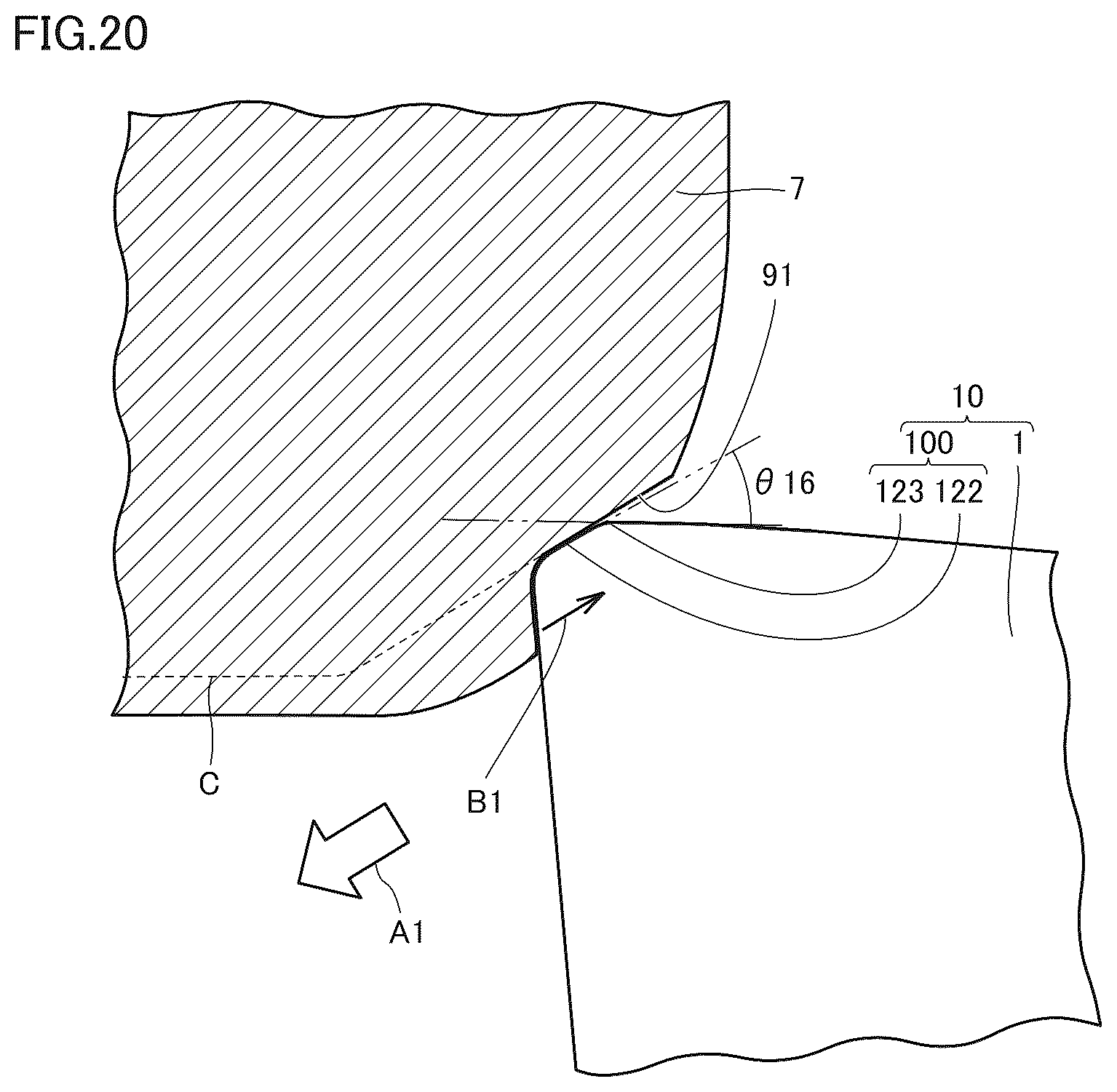 Patent US12365036 Figure 20 – Cutting insert