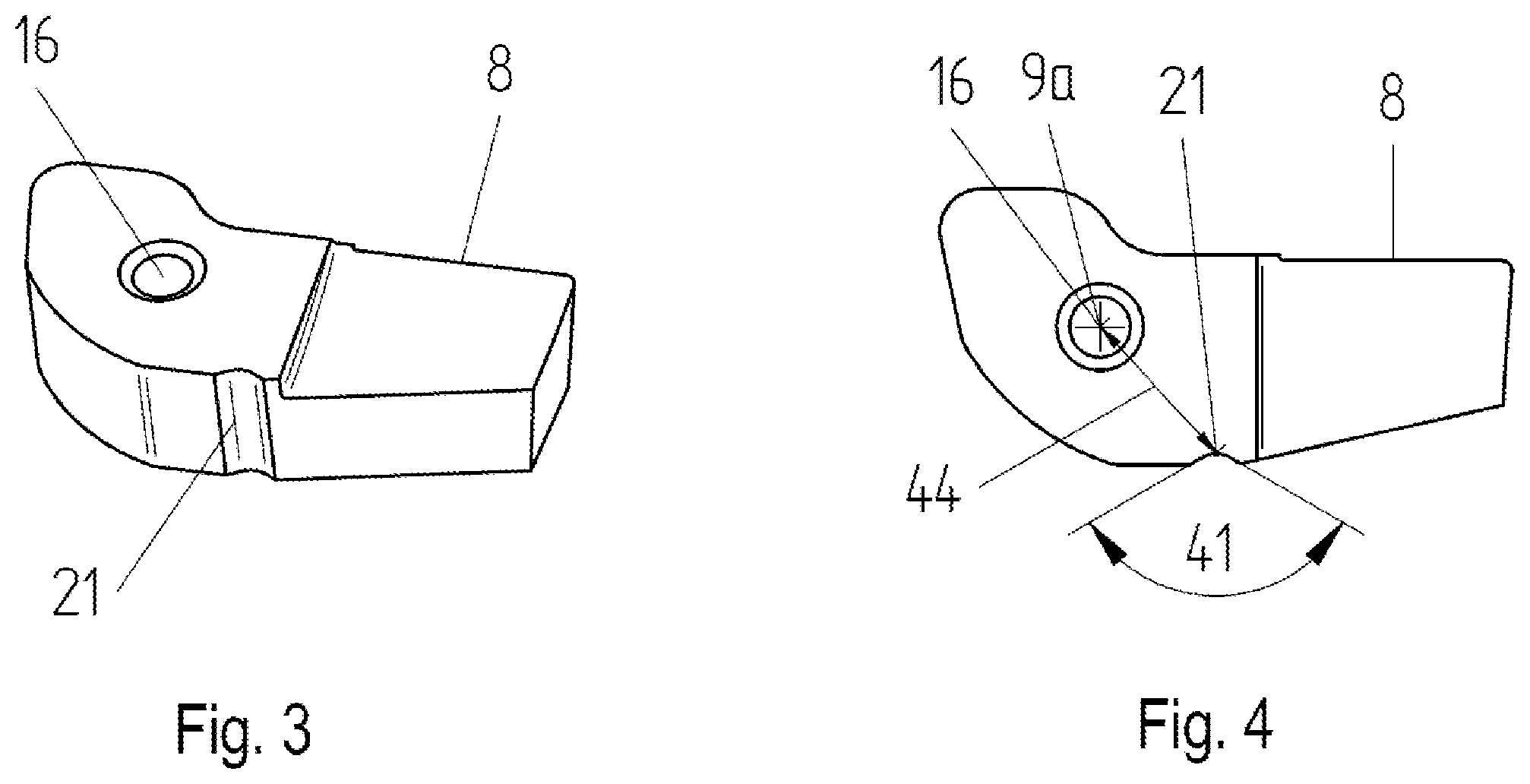 Patent US12365038 Figure 3 – Pressure-medium-controlled countersinking tool with blade centering