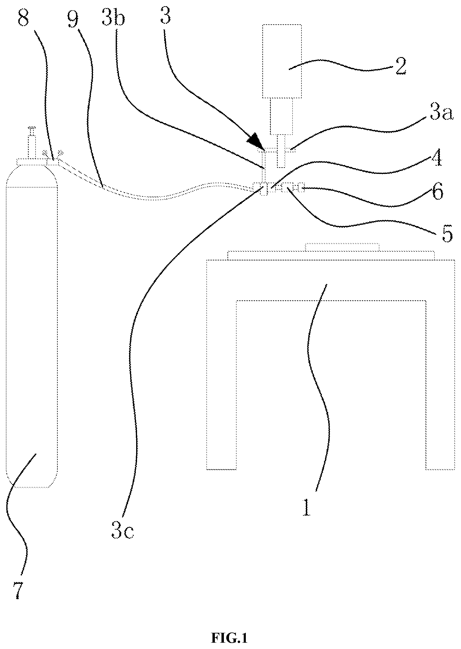 Patent US12365044 Figure 1 – Automatic activator coating device for wire and arc additive manufacture