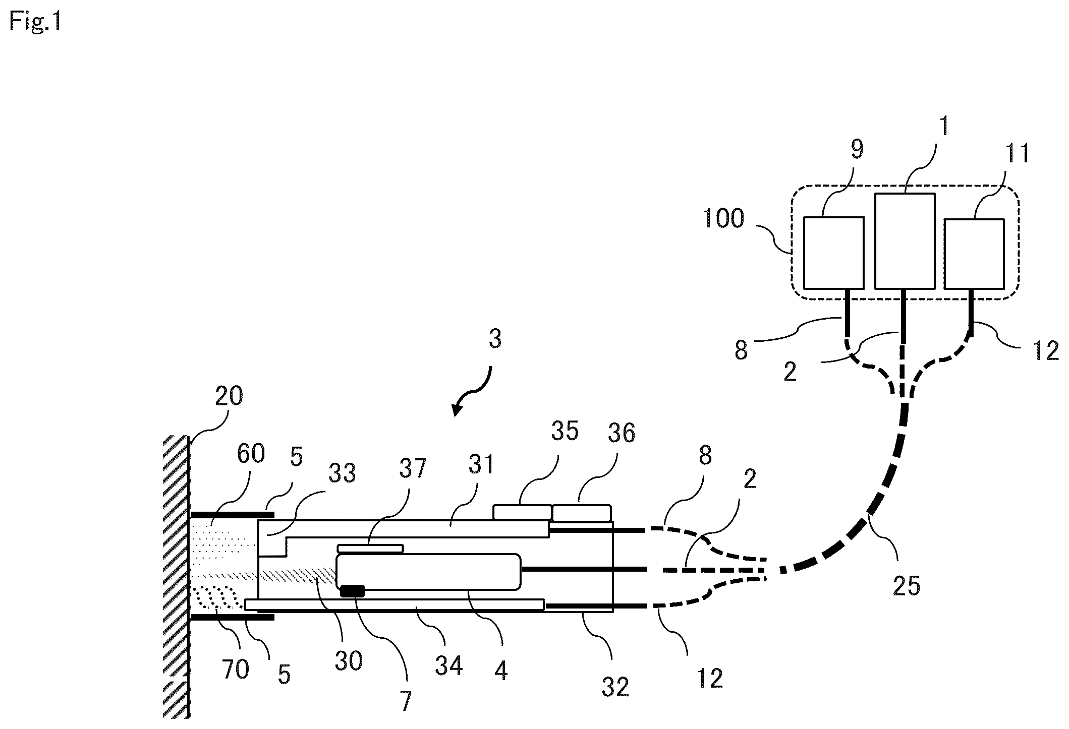 Patent US12365050 Figure 1 – Laser irradiation device, laser irradiation system, and method for removing coating or adhering matter