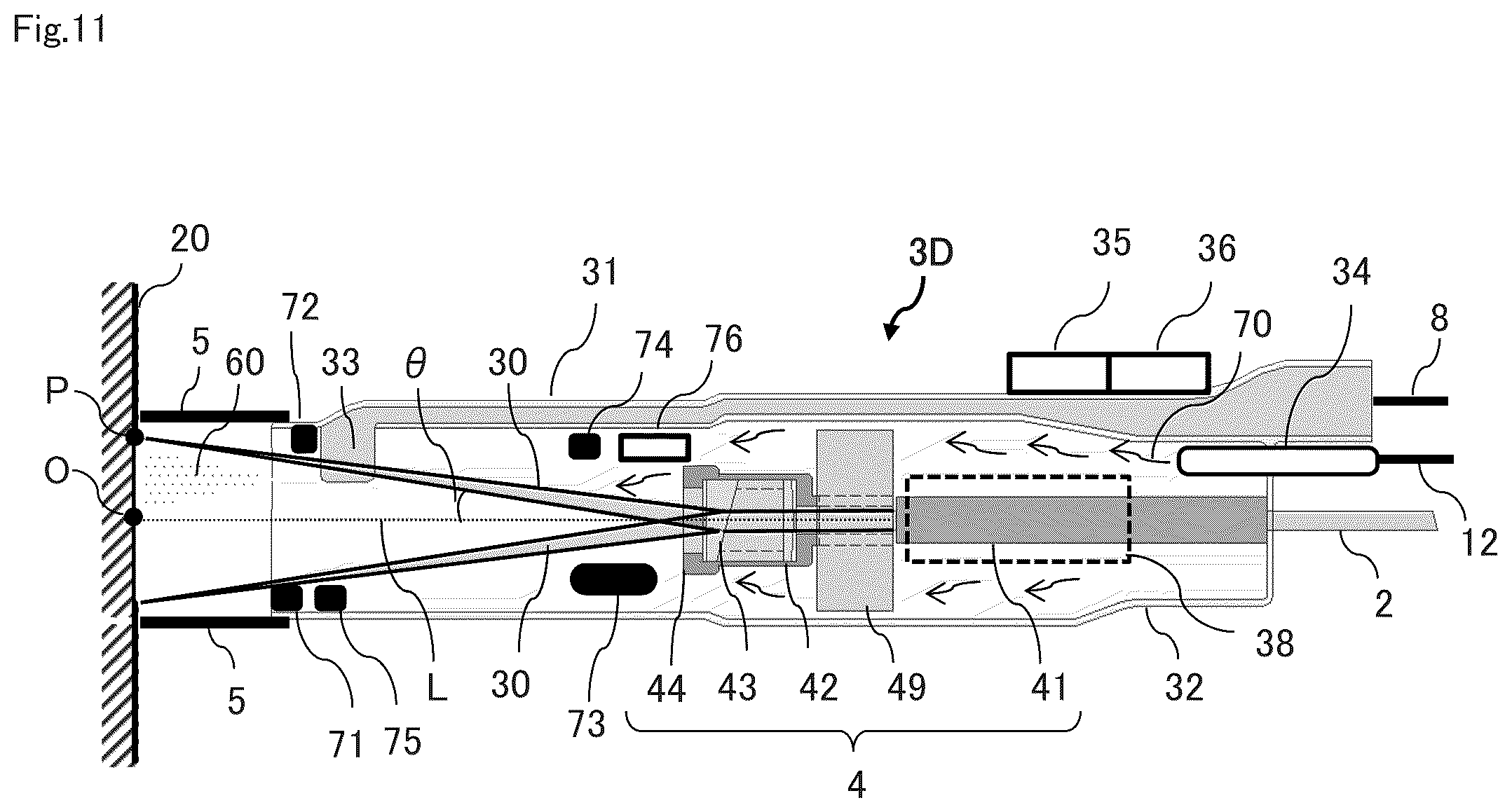 Patent US12365050 Figure 9 – Laser irradiation device, laser irradiation system, and method for removing coating or adhering matter