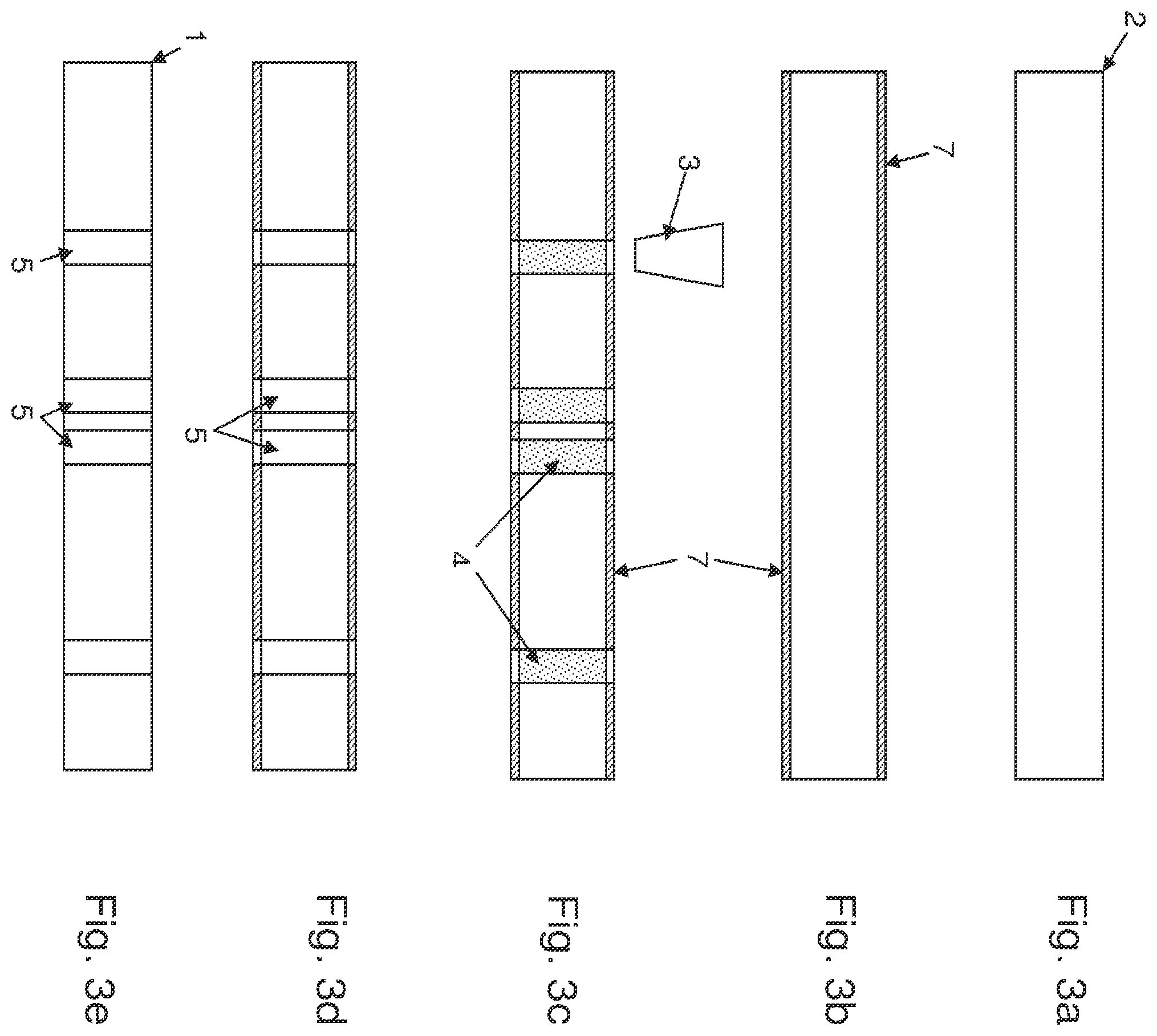 Patent US12365051 Figure 3 – Method and device for providing through-openings in a substrate and a substrate produced in said manner