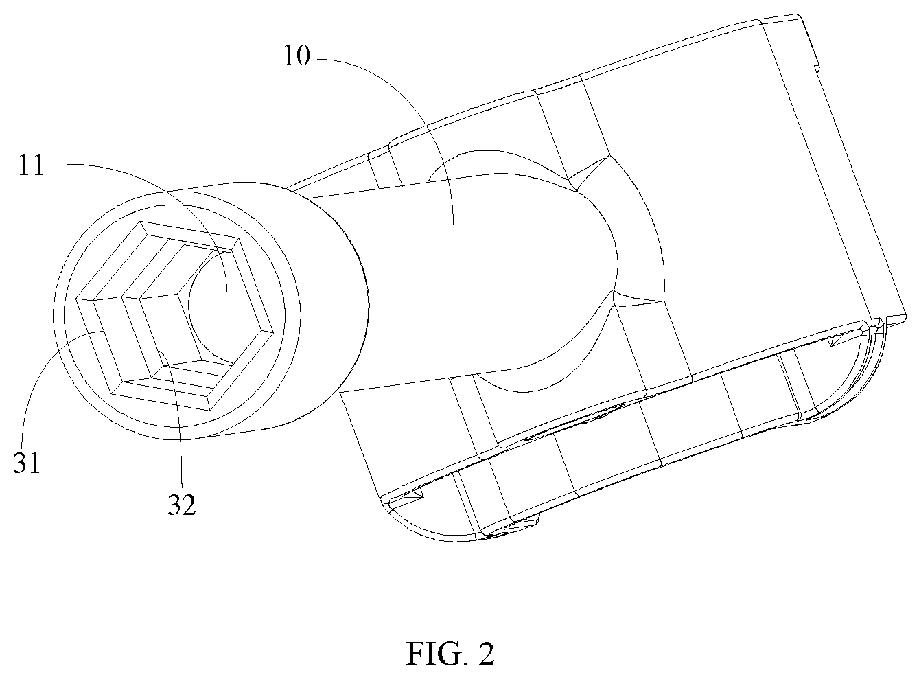 Patent US12365063 Figure 2 – Wrench