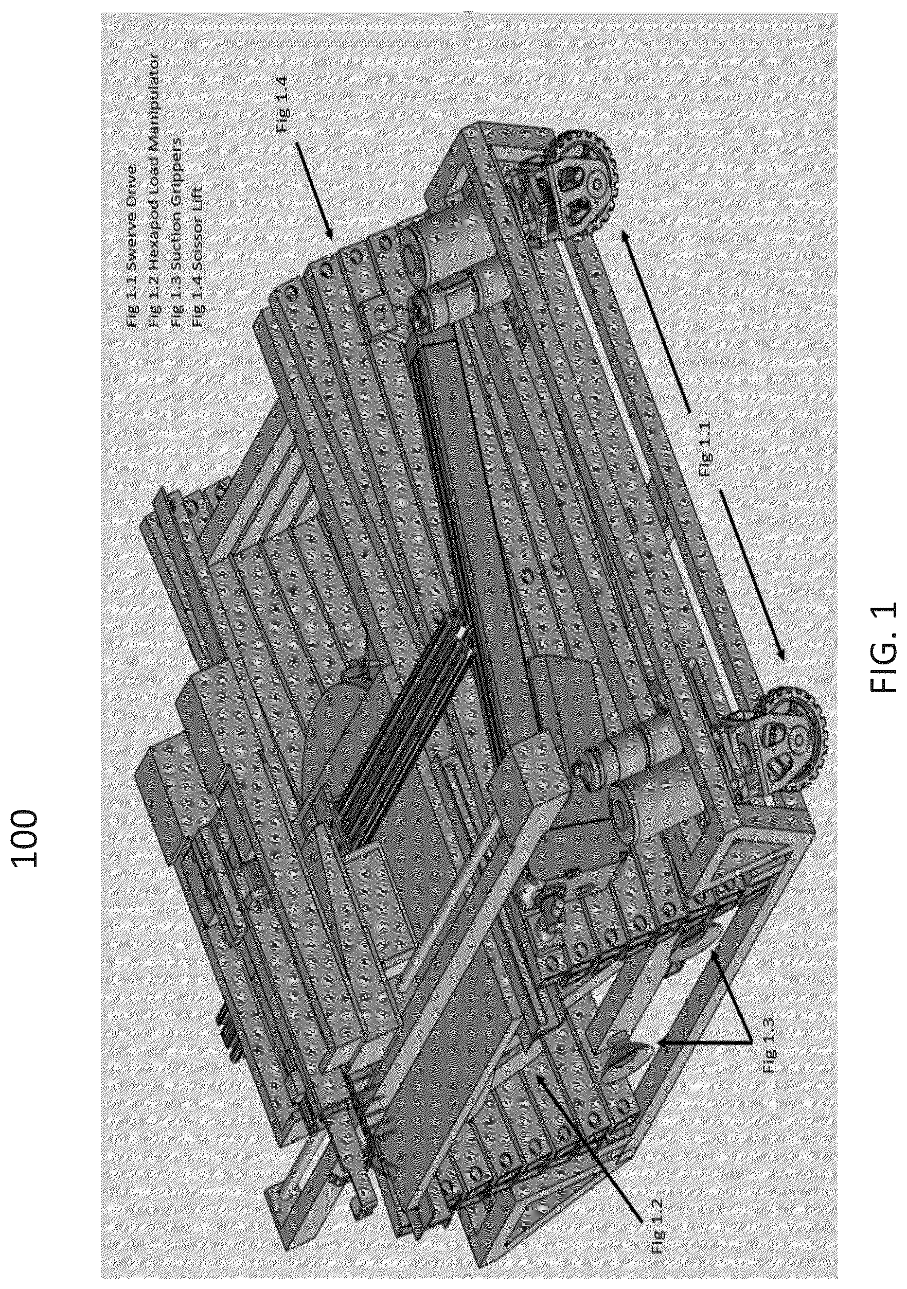 Patent US12365064 Figure 1 – Screw gun apparatus for semi-automated sheetrock system