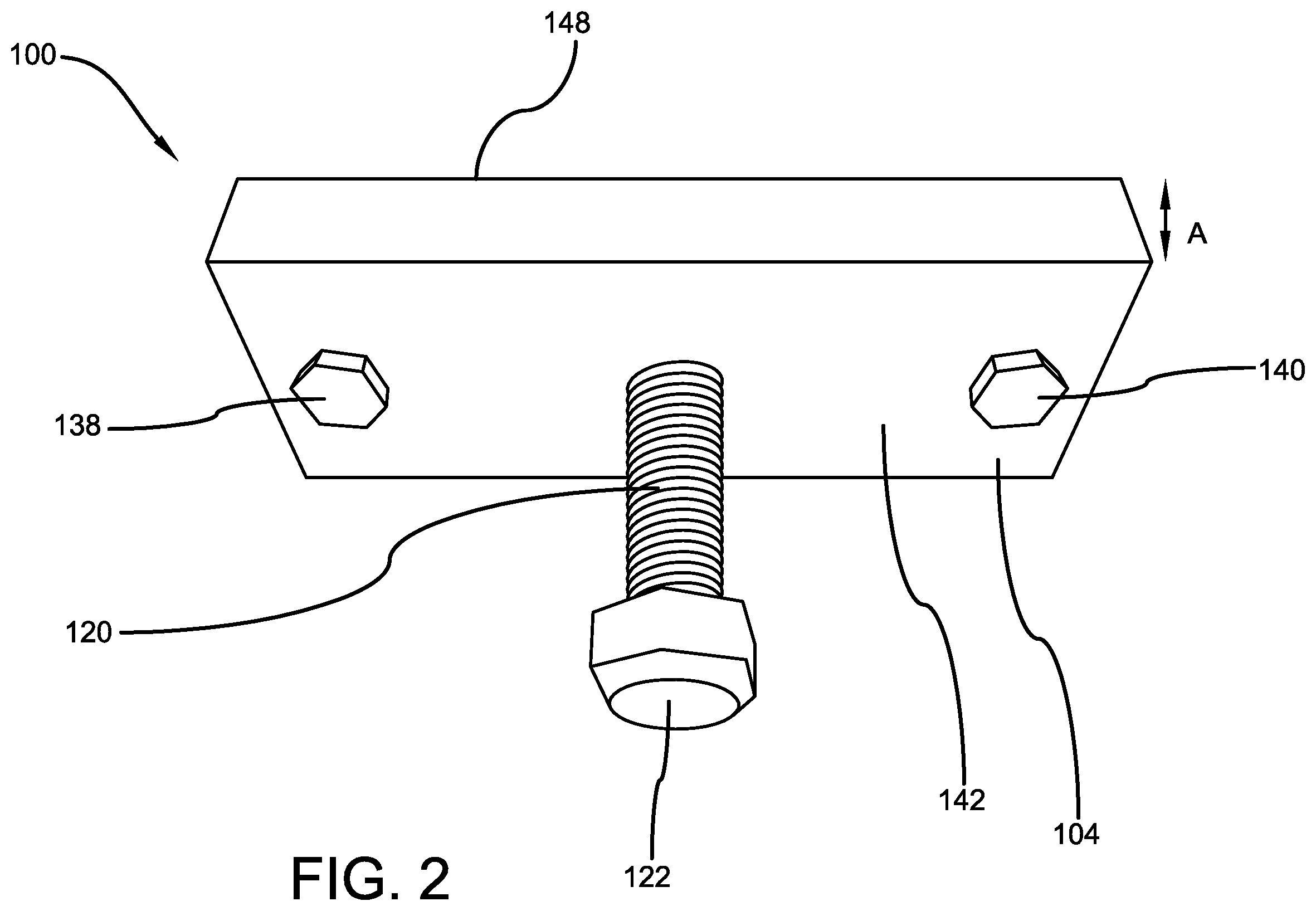 Patent US12365068 Figure 2 – Axle hub and rotor assembly removal tool