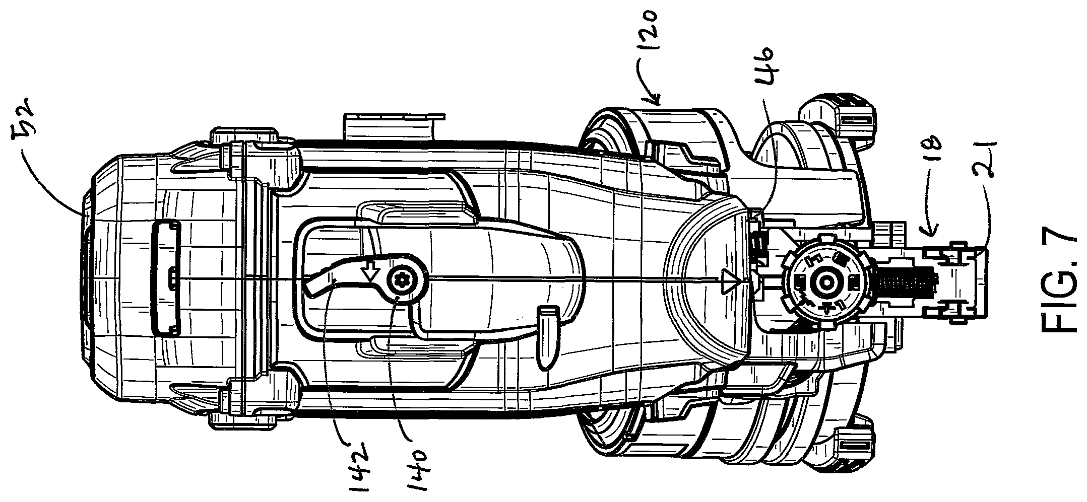 Patent US12365069 Figure 7 – Power tool