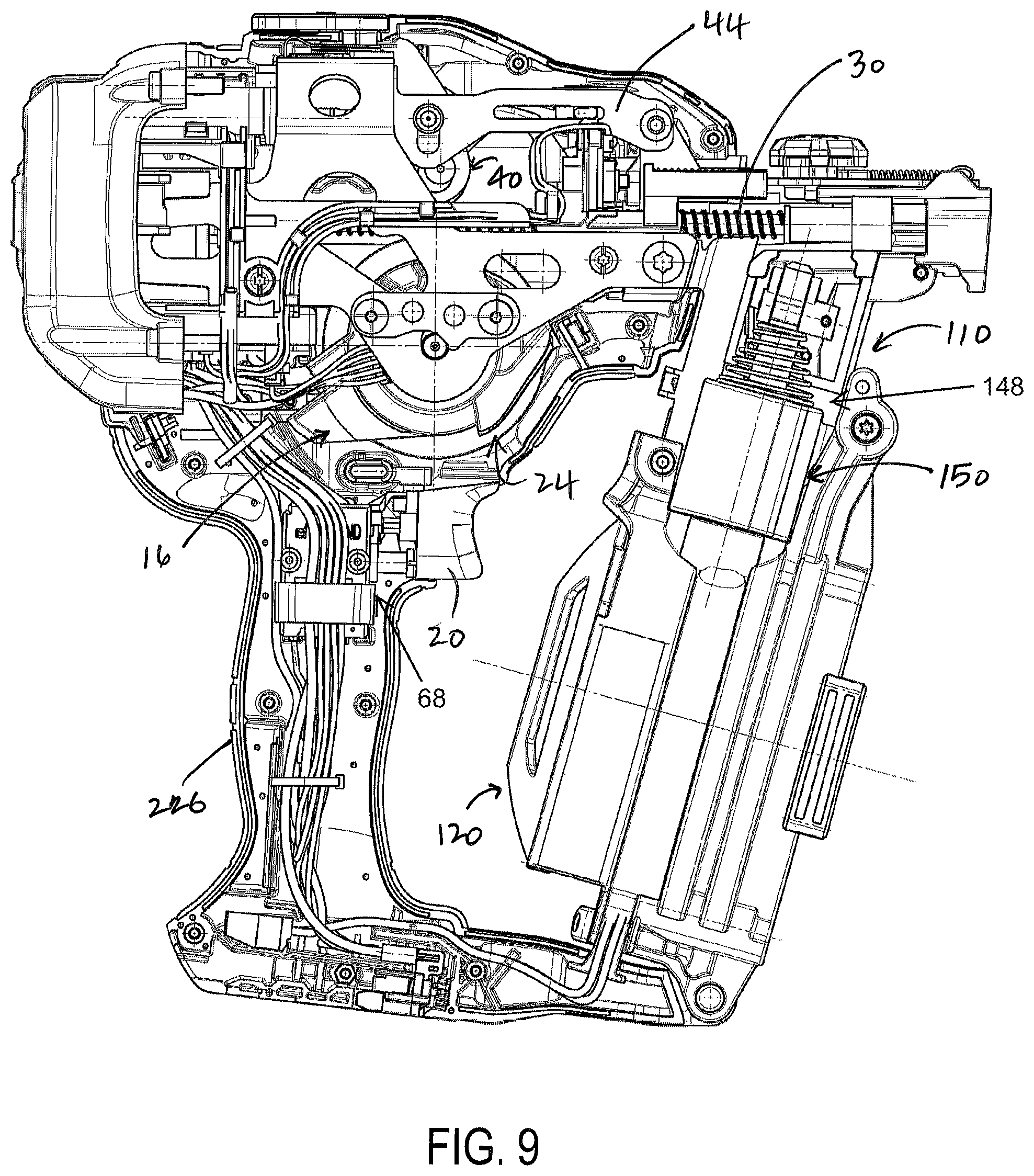 Patent US12365069 Figure 9 – Power tool