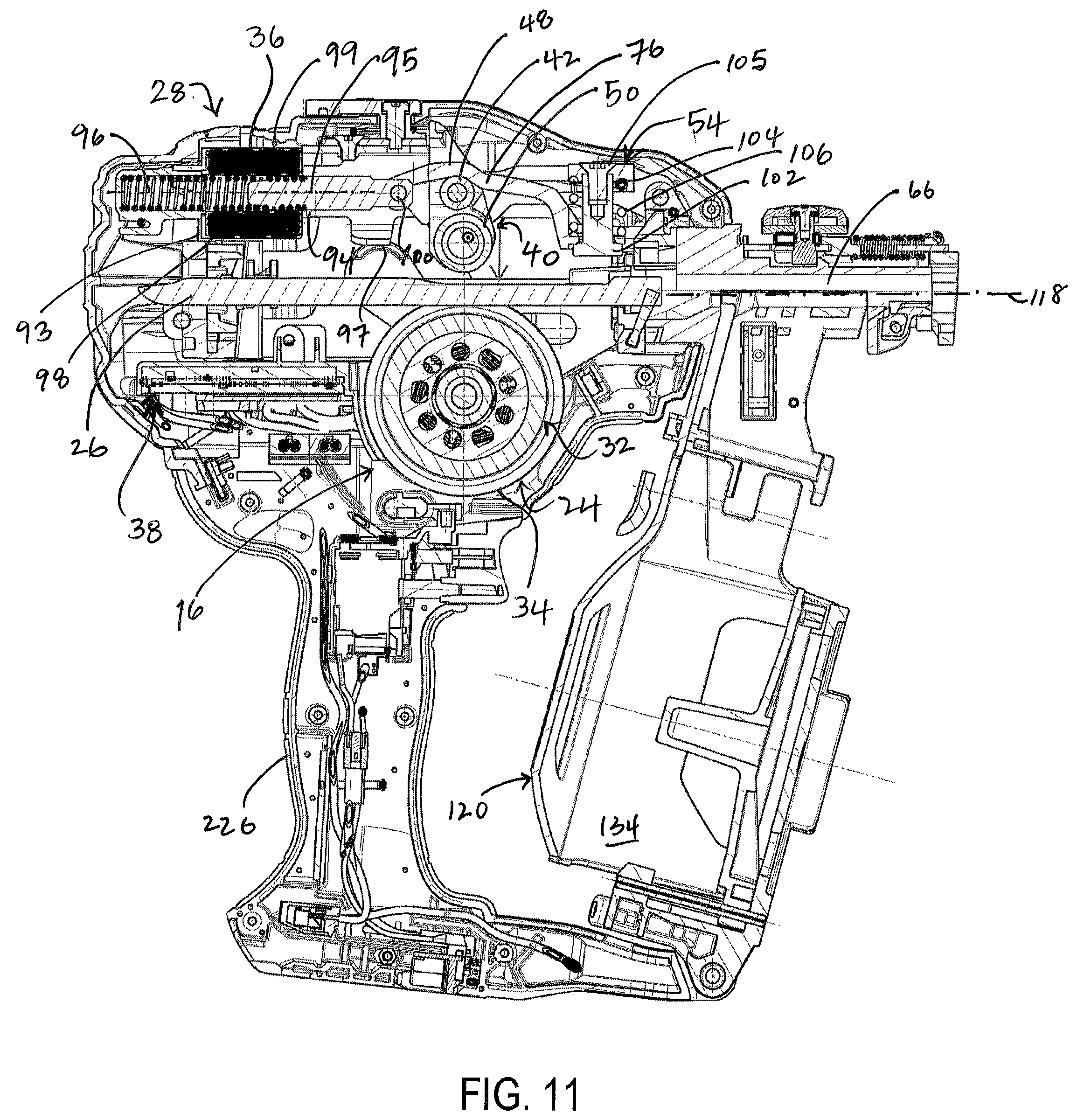 Patent US12365069 Figure 11 – Power tool