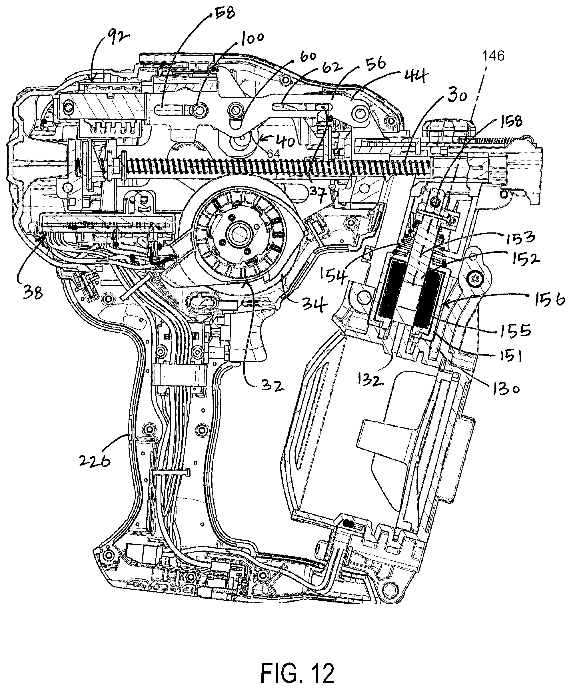 Patent US12365069 Figure 12 – Power tool