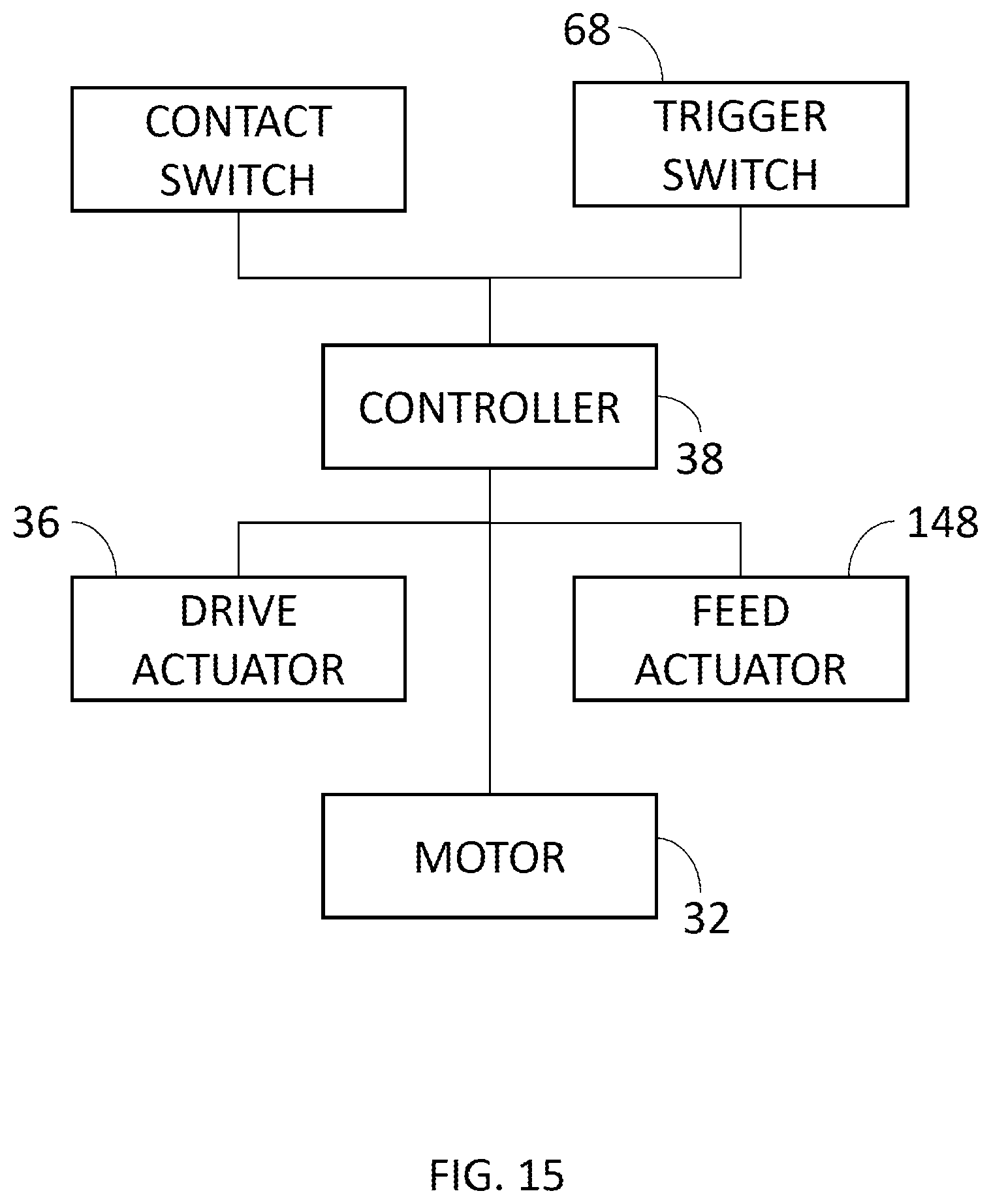 Patent US12365069 Figure 15 – Power tool