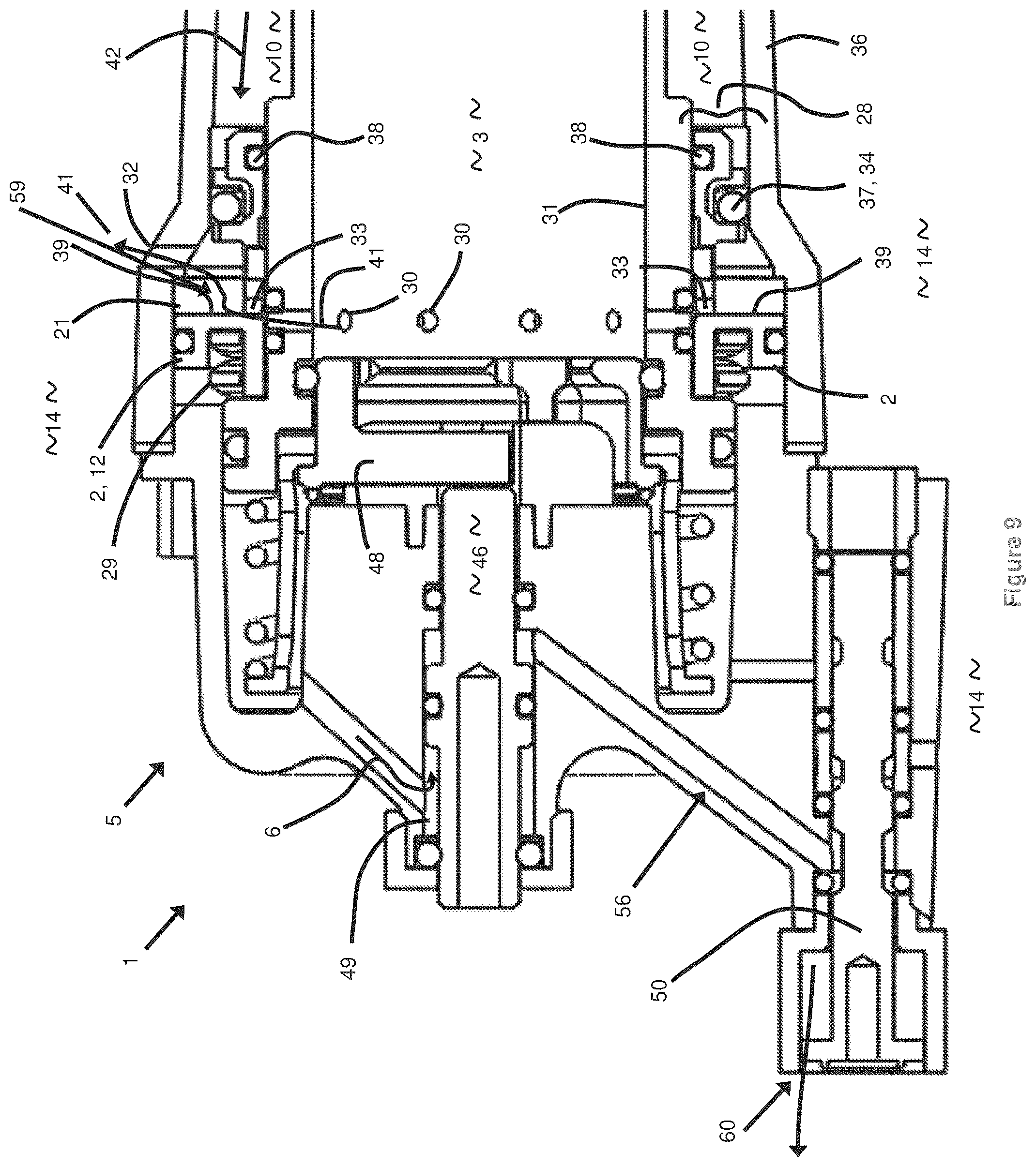 Patent US12365070 Figure 9 – Exhaust valves for pressurised fluid operated devices