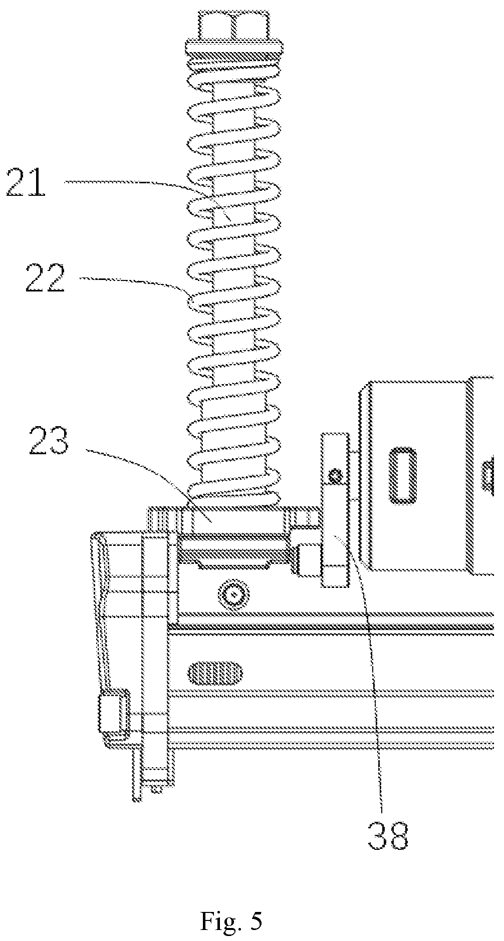 Patent US12365071 Figure 4 – Hybrid nail gun