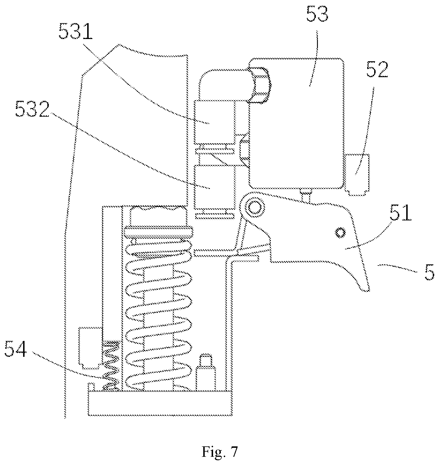 Patent US12365071 Figure 6 – Hybrid nail gun