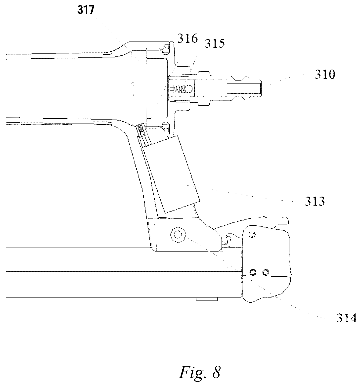 Patent US12365071 Figure 7 – Hybrid nail gun