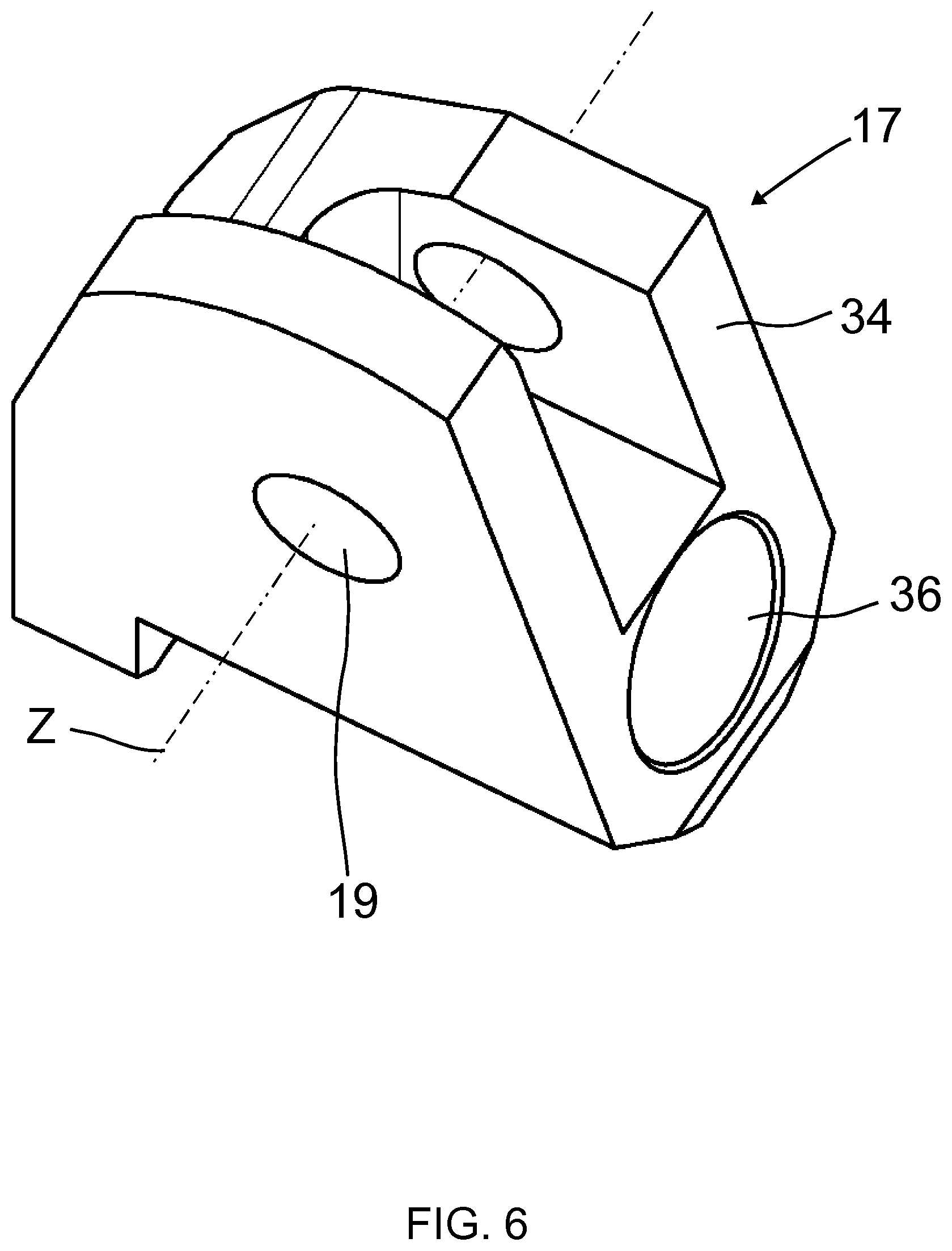 Patent US12365073 Figure 6 – Nail driving tool, movable guide element, stationary guide element, kit, base for such kit, system, and retrofitting system