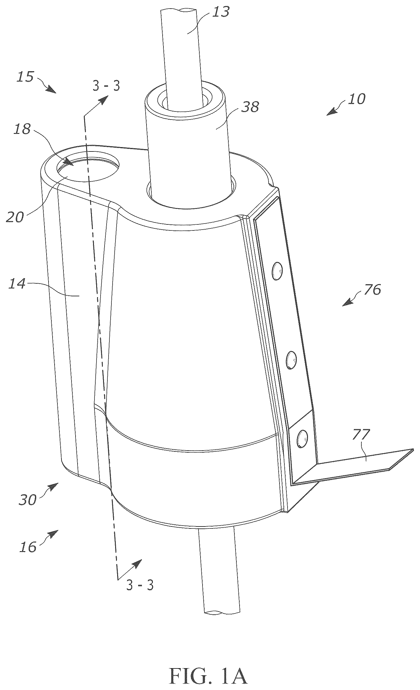 Patent US12365074 Figure 2 – Attachment for powered hammer