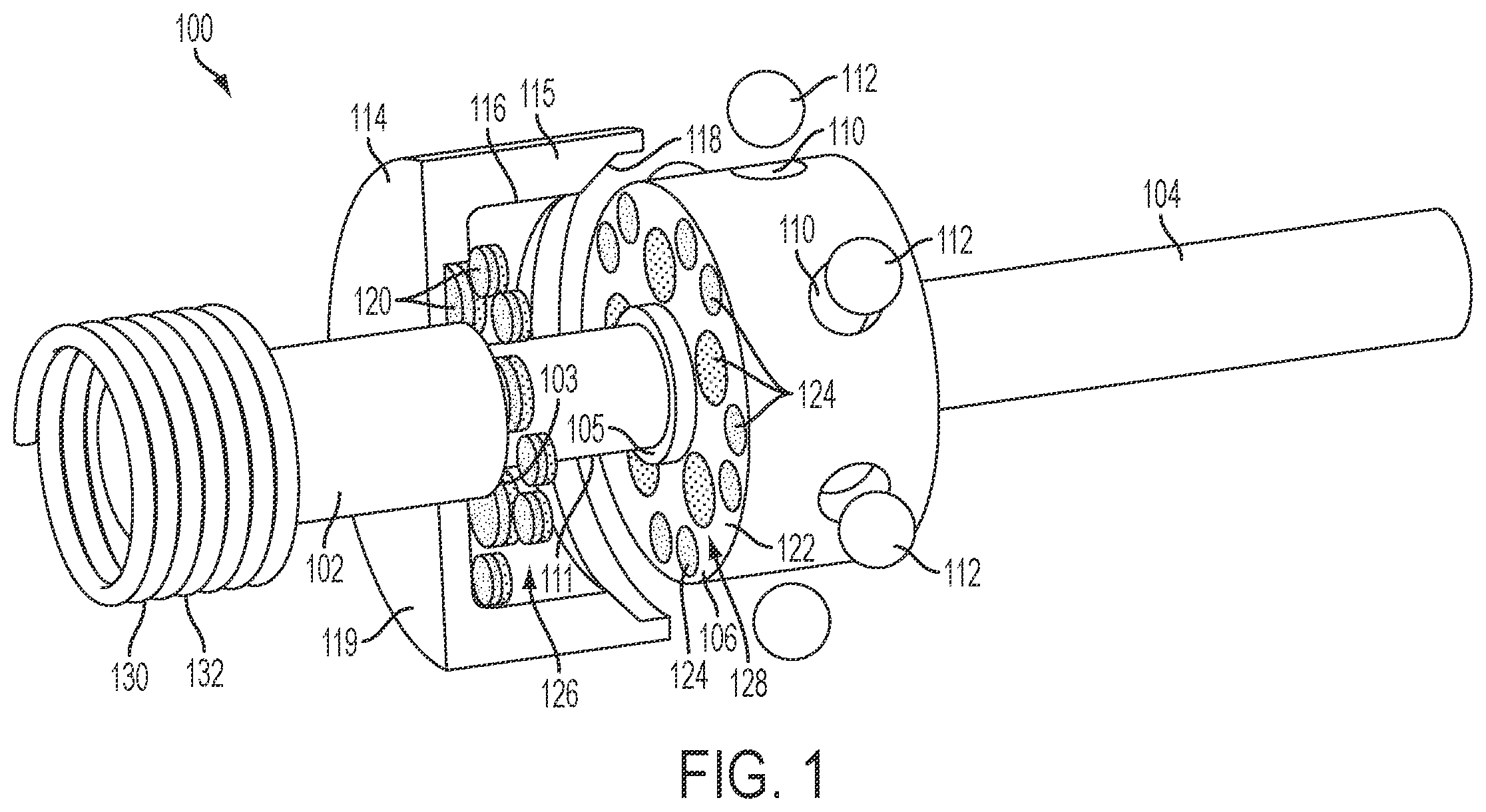 Patent US12365076 Figure 1 – Electromagnetic actuator for power tool