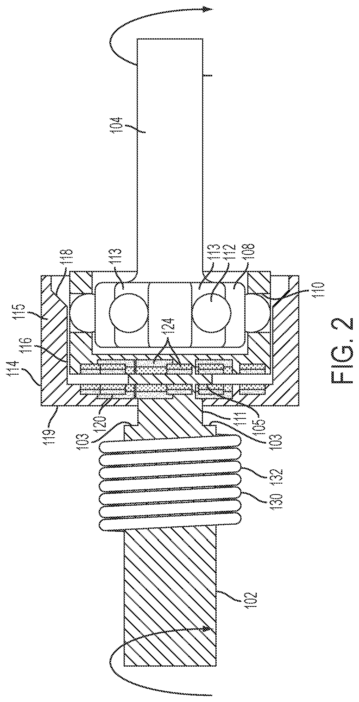 Patent US12365076 Figure 2 – Electromagnetic actuator for power tool