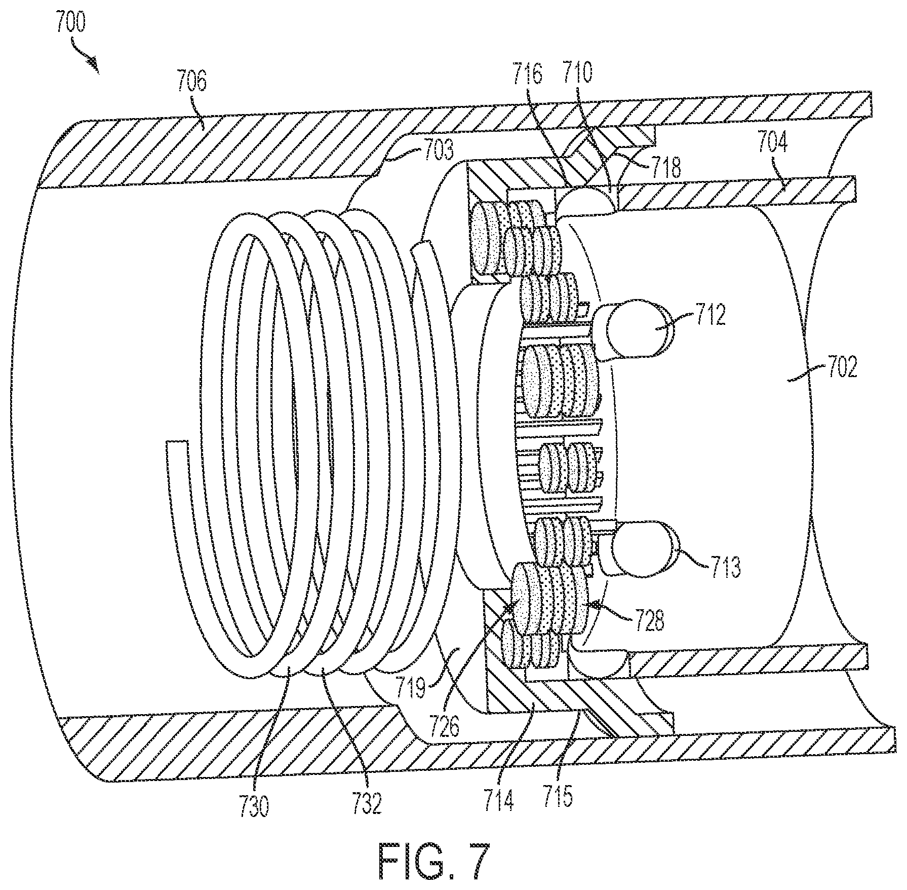 Patent US12365076 Figure 7 – Electromagnetic actuator for power tool