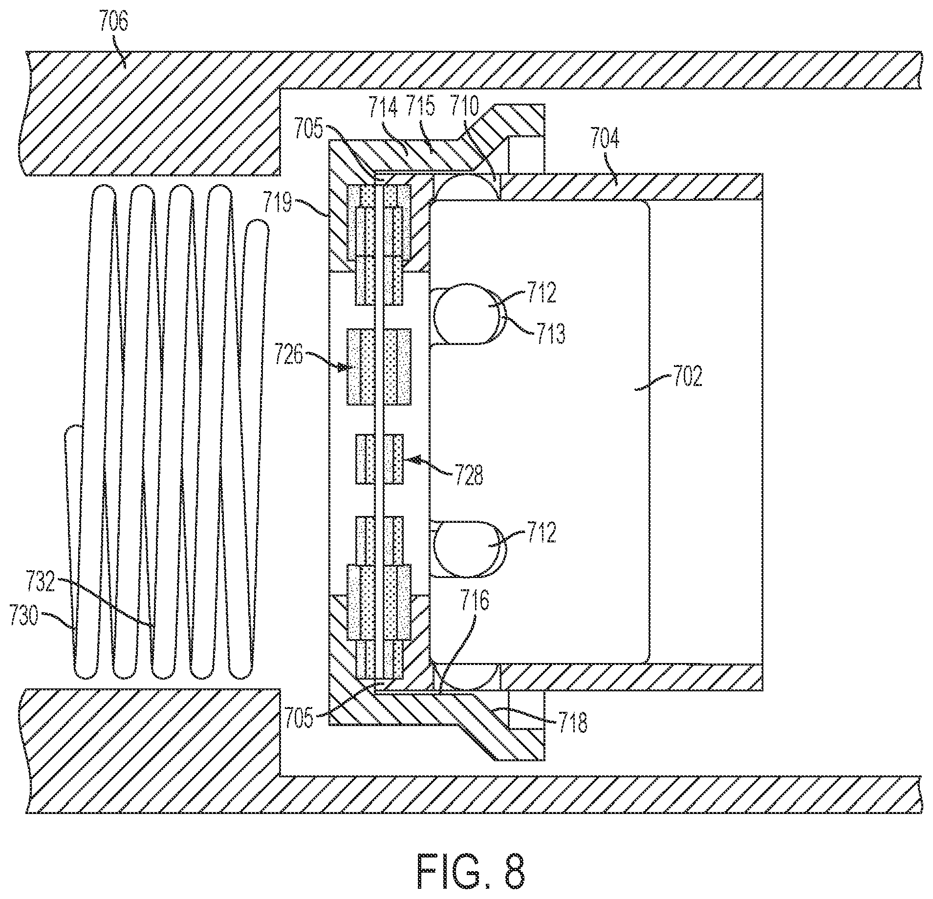 Patent US12365076 Figure 8 – Electromagnetic actuator for power tool