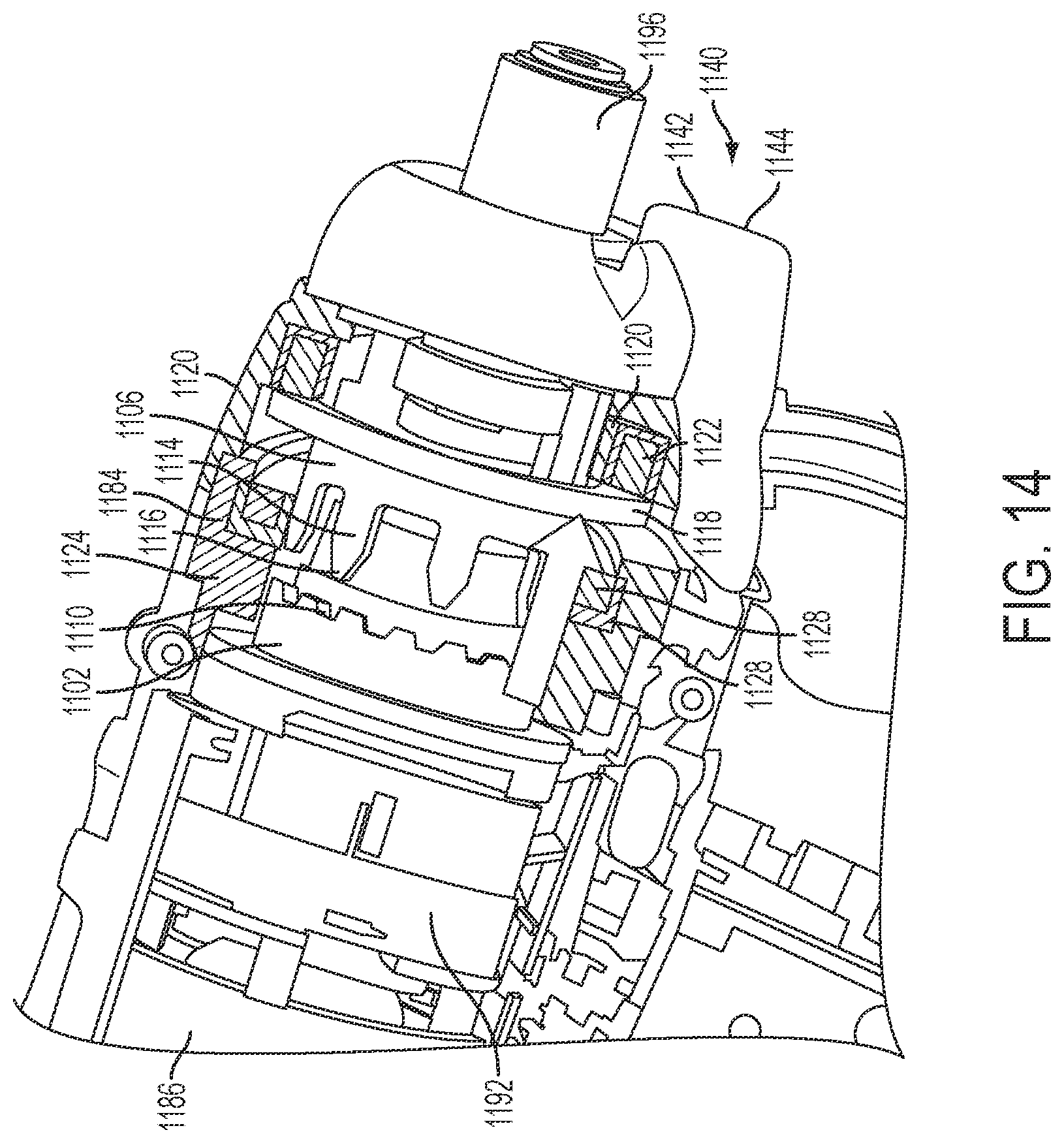 Patent US12365076 Figure 14 – Electromagnetic actuator for power tool