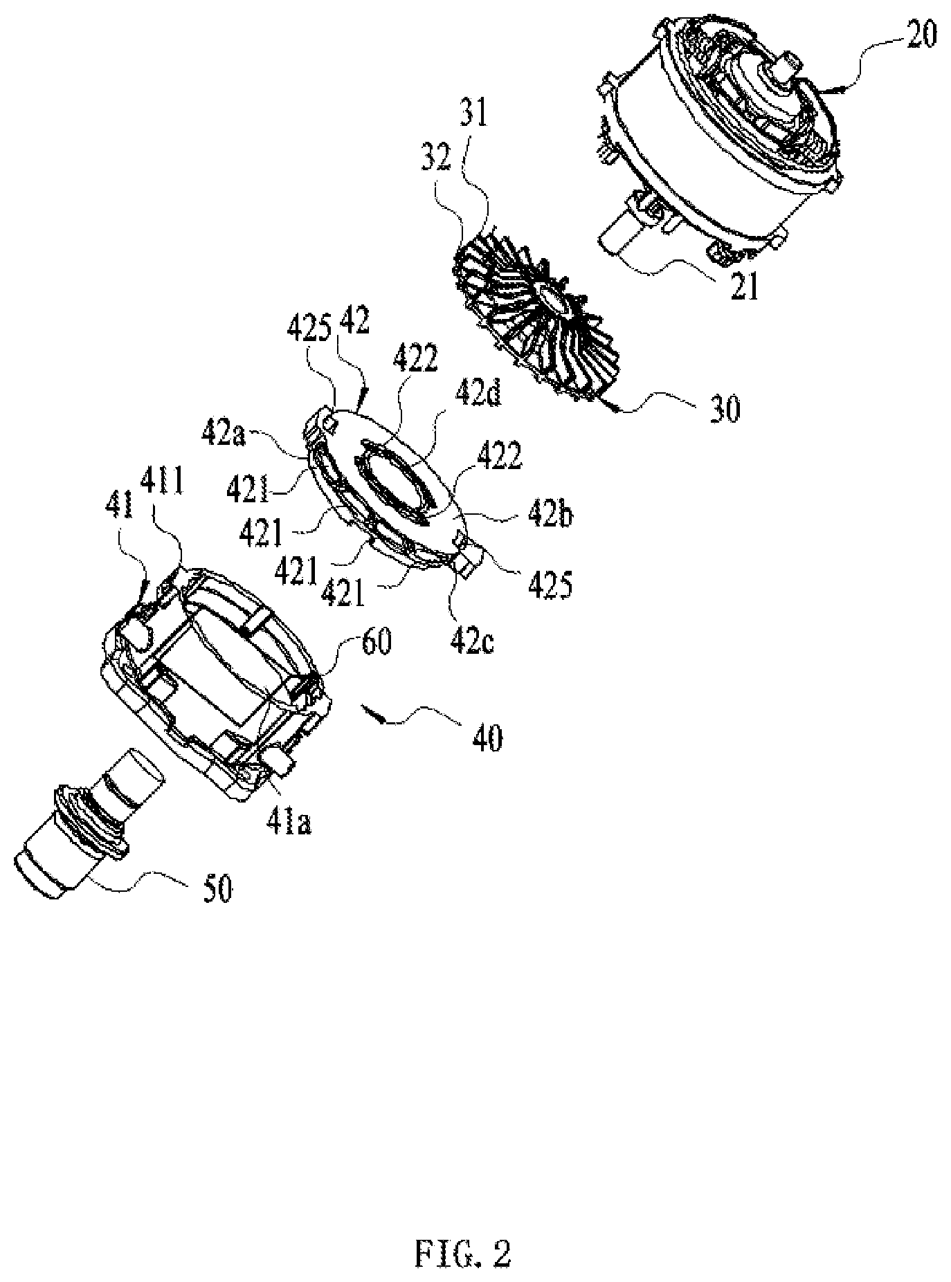 Patent US12365077 Figure 2 – Electric drill and electric tool
