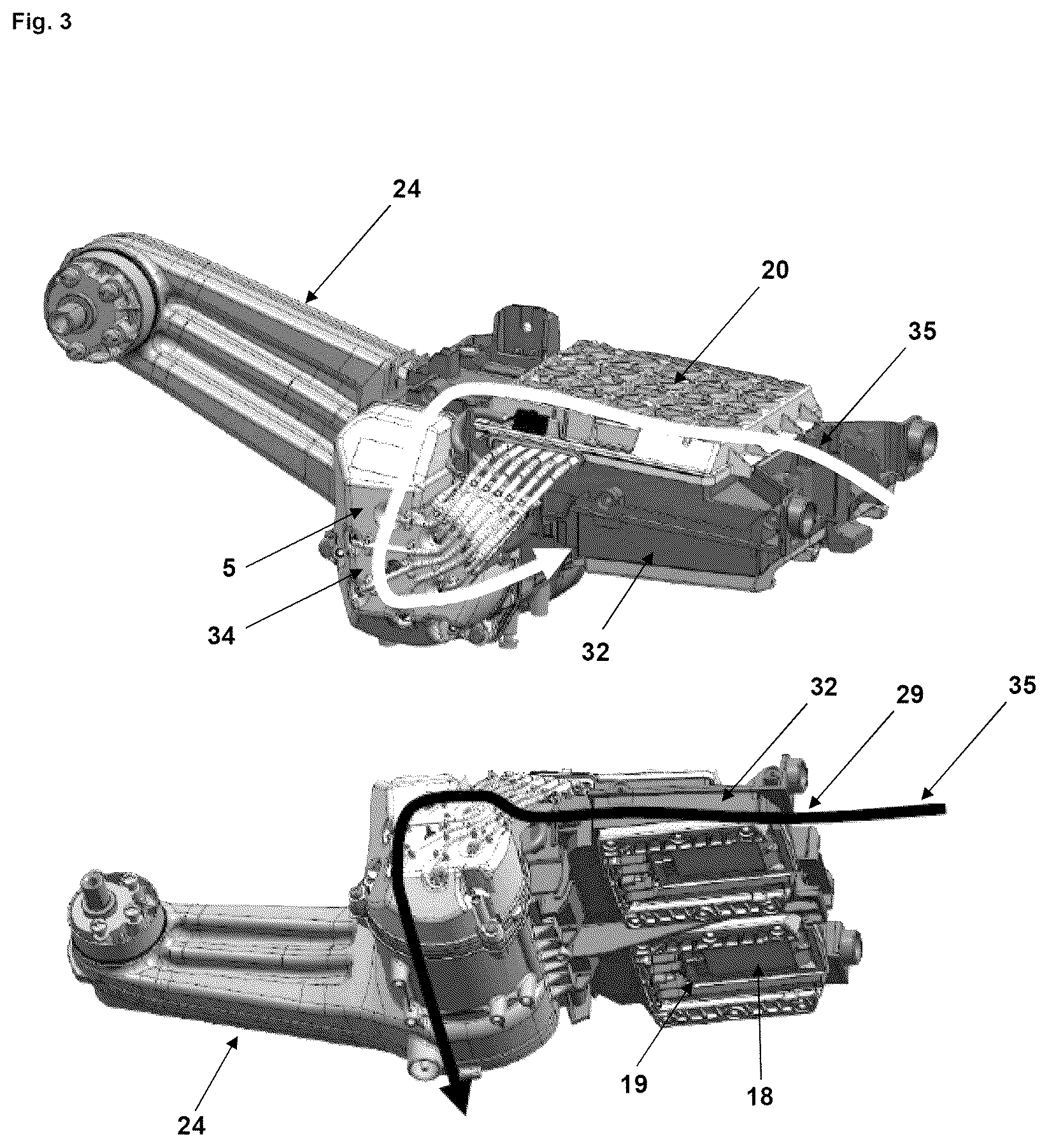 Patent US12365078 Figure 3 – Power tool having an air cooling system andmethod for cooling components of a power tool