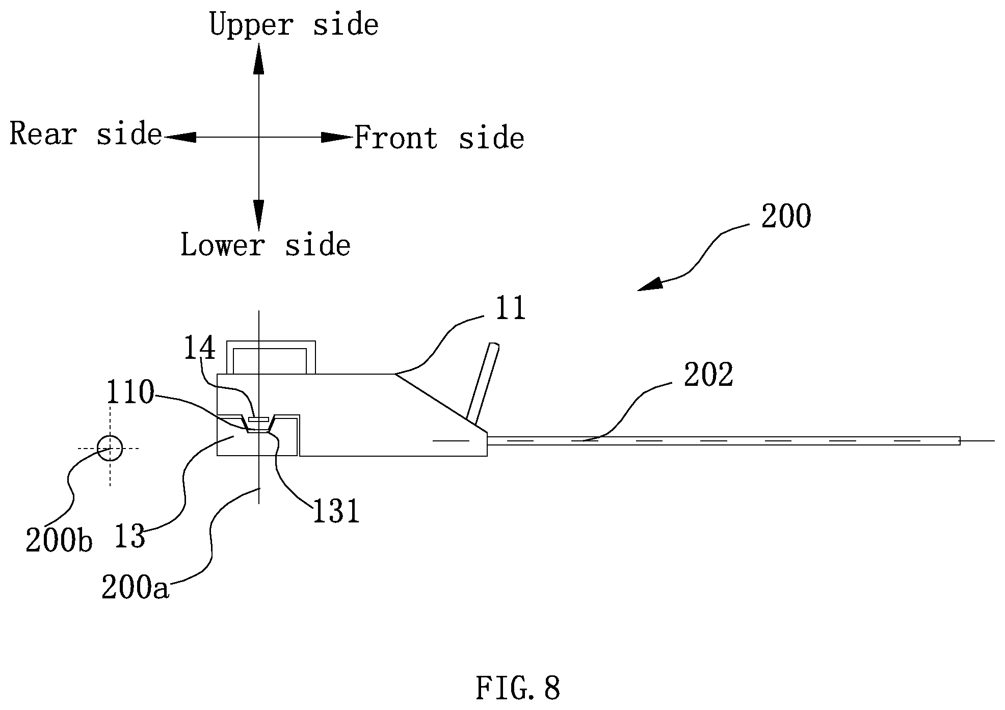 Patent US12365079 Figure 8 – Handheld garden tool