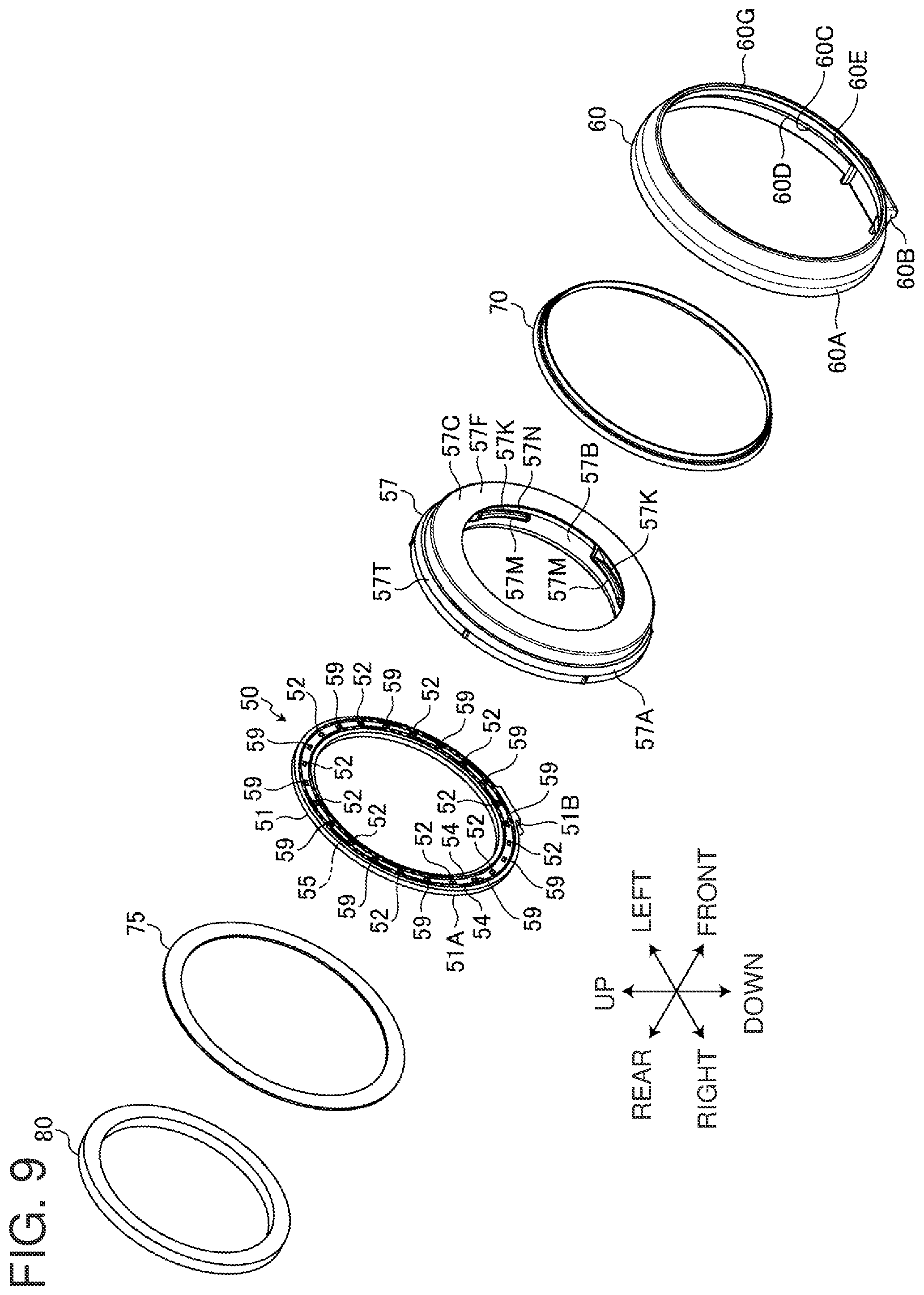 Patent US12365080 Figure 9 – Electric work machine