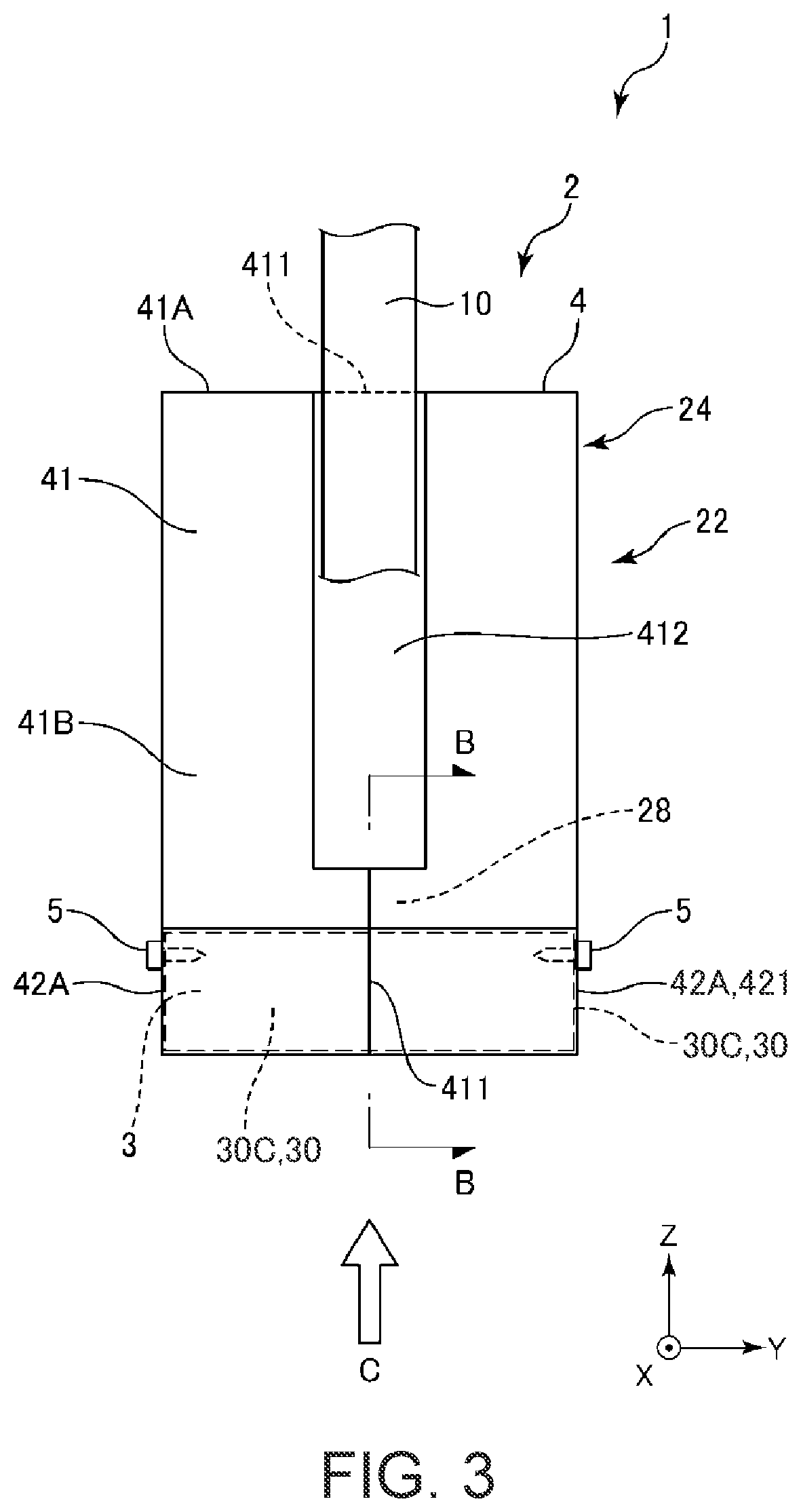 Patent US12365082 Figure 3 – Robot having an arm cover partially covering an arm of the robot