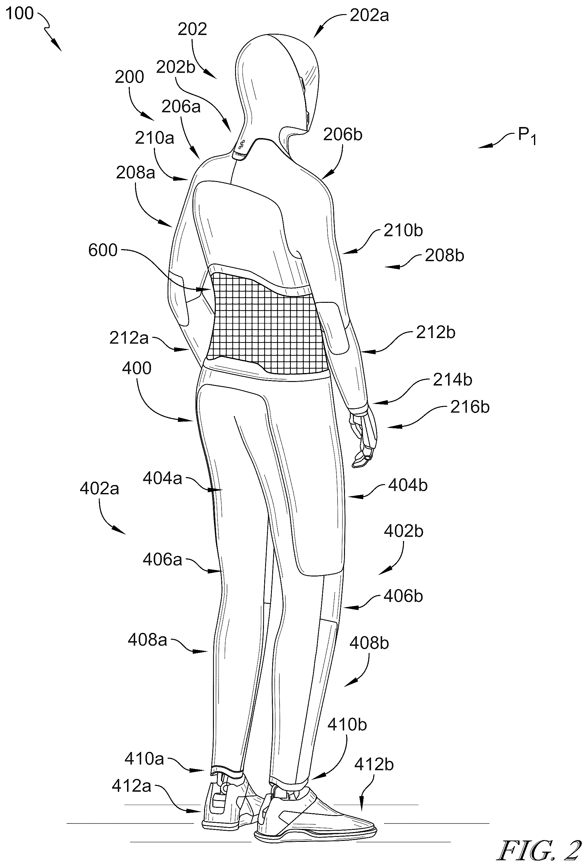 Patent US12365094 Figure 2 – Head and neck assembly for a humanoid robot