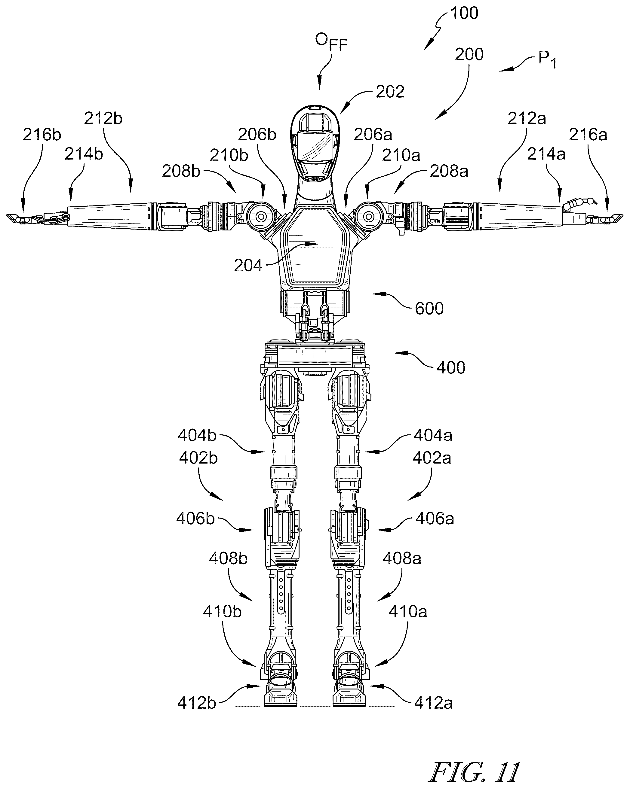 Patent US12365094 Figure 14 – Head and neck assembly for a humanoid robot