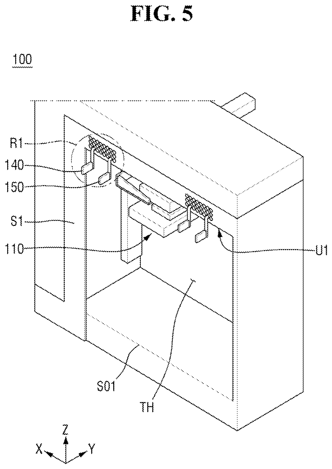 Patent US12365095 Figure 5 – Loader device and substrate transport system