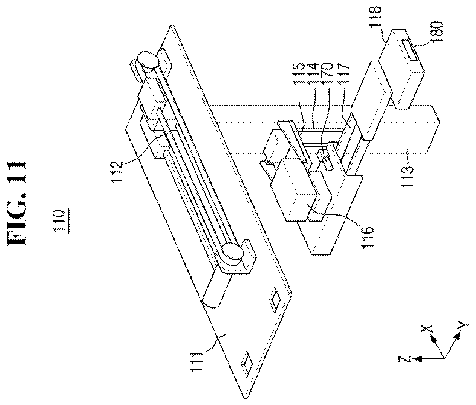 Patent US12365095 Figure 11 – Loader device and substrate transport system