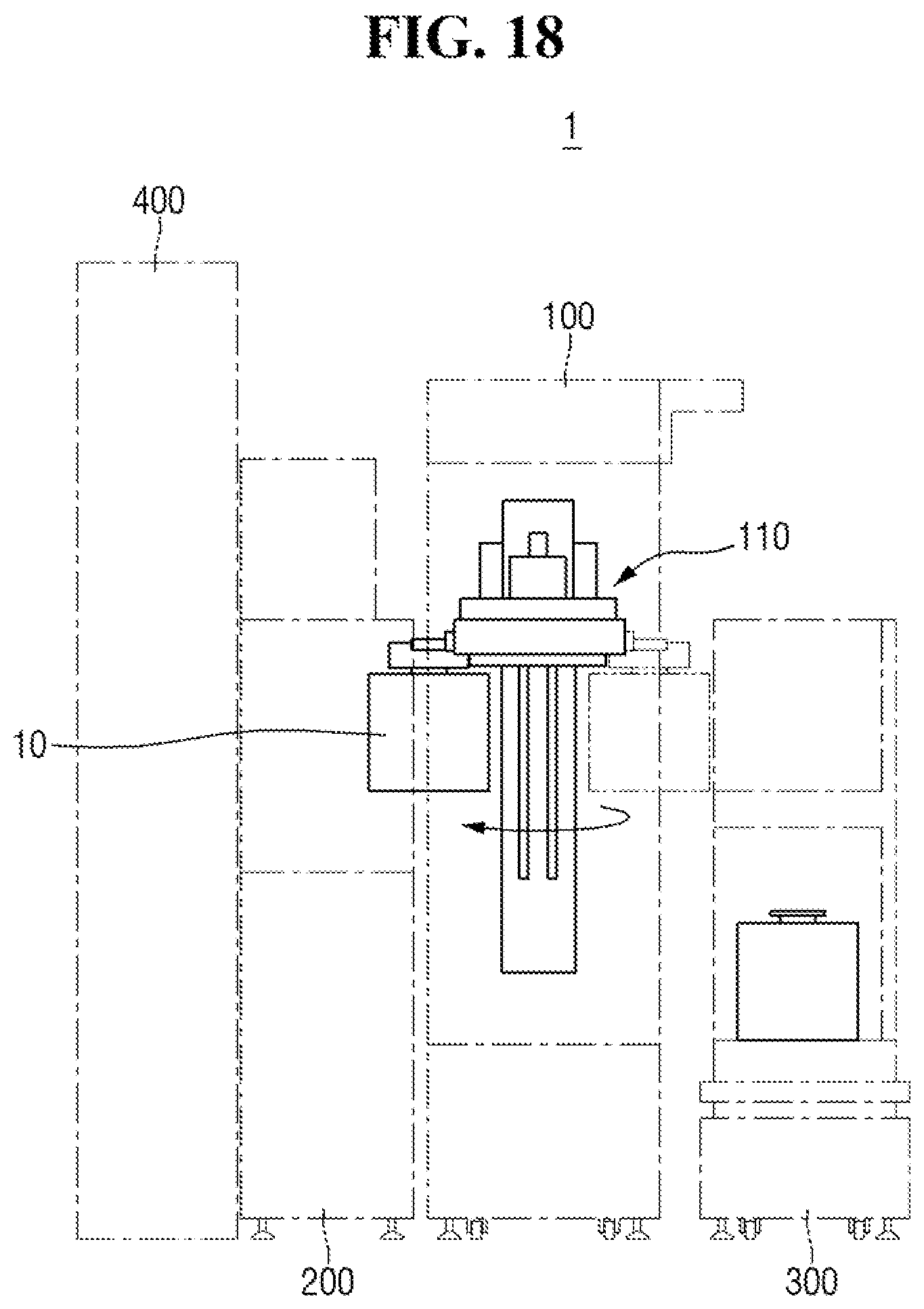 Patent US12365095 Figure 18 – Loader device and substrate transport system