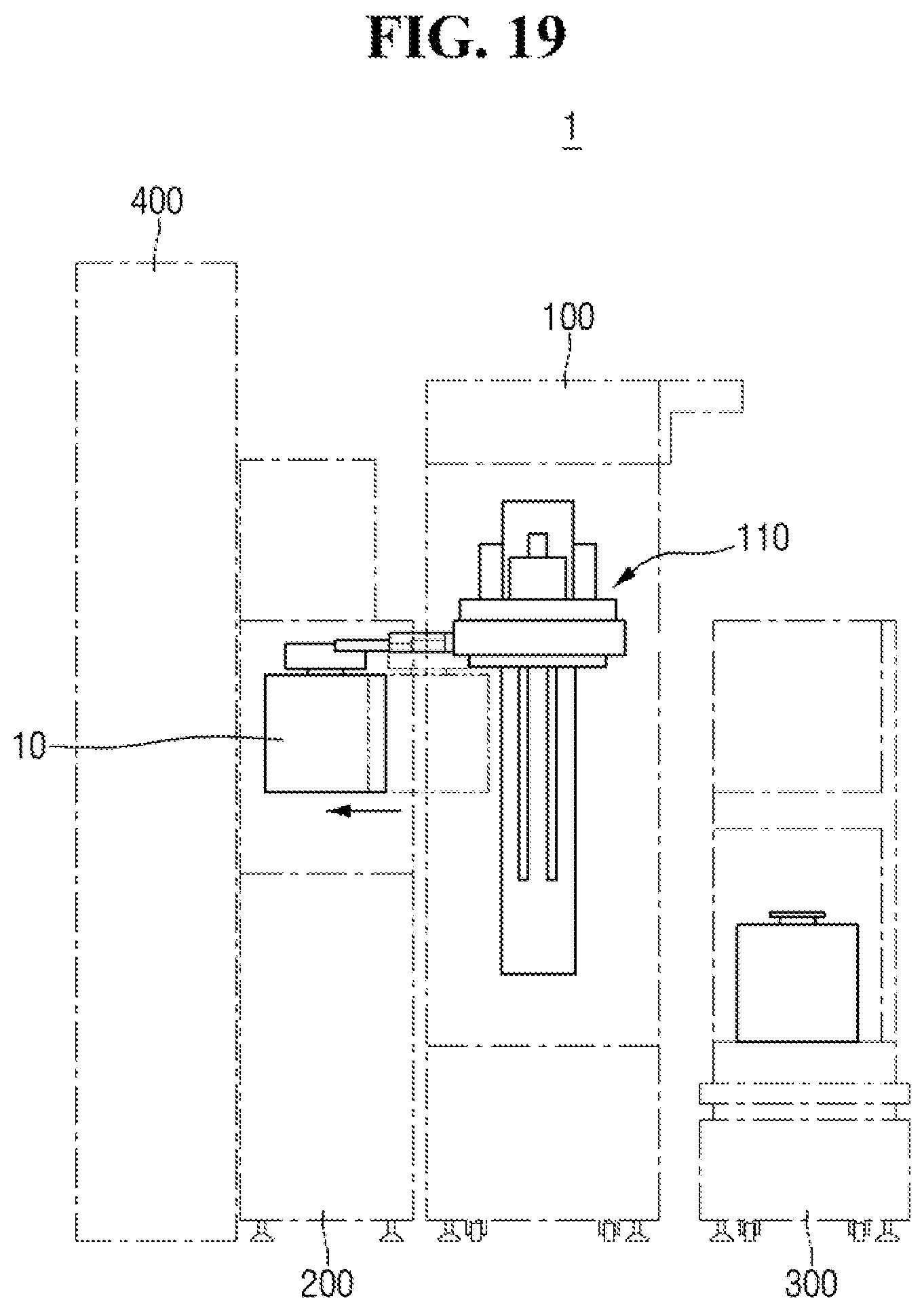 Patent US12365095 Figure 19 – Loader device and substrate transport system