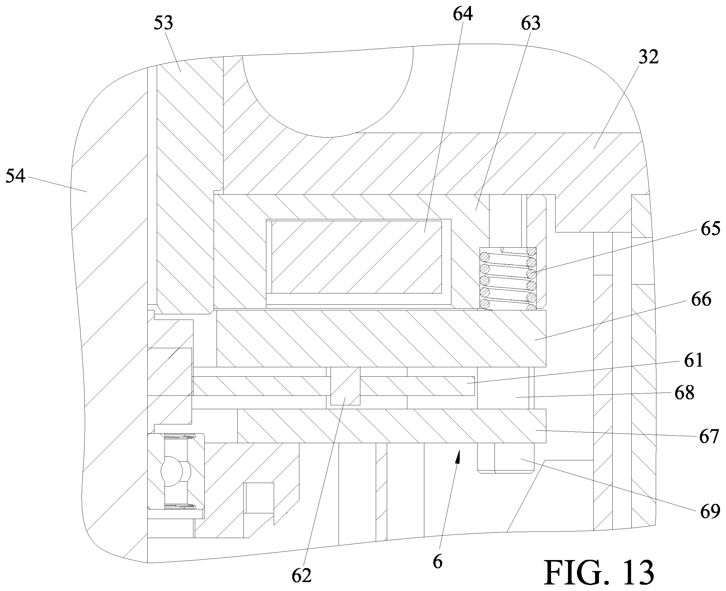 Patent US12365101 Figure 13 – Wrist mechanism for a mechanical arm