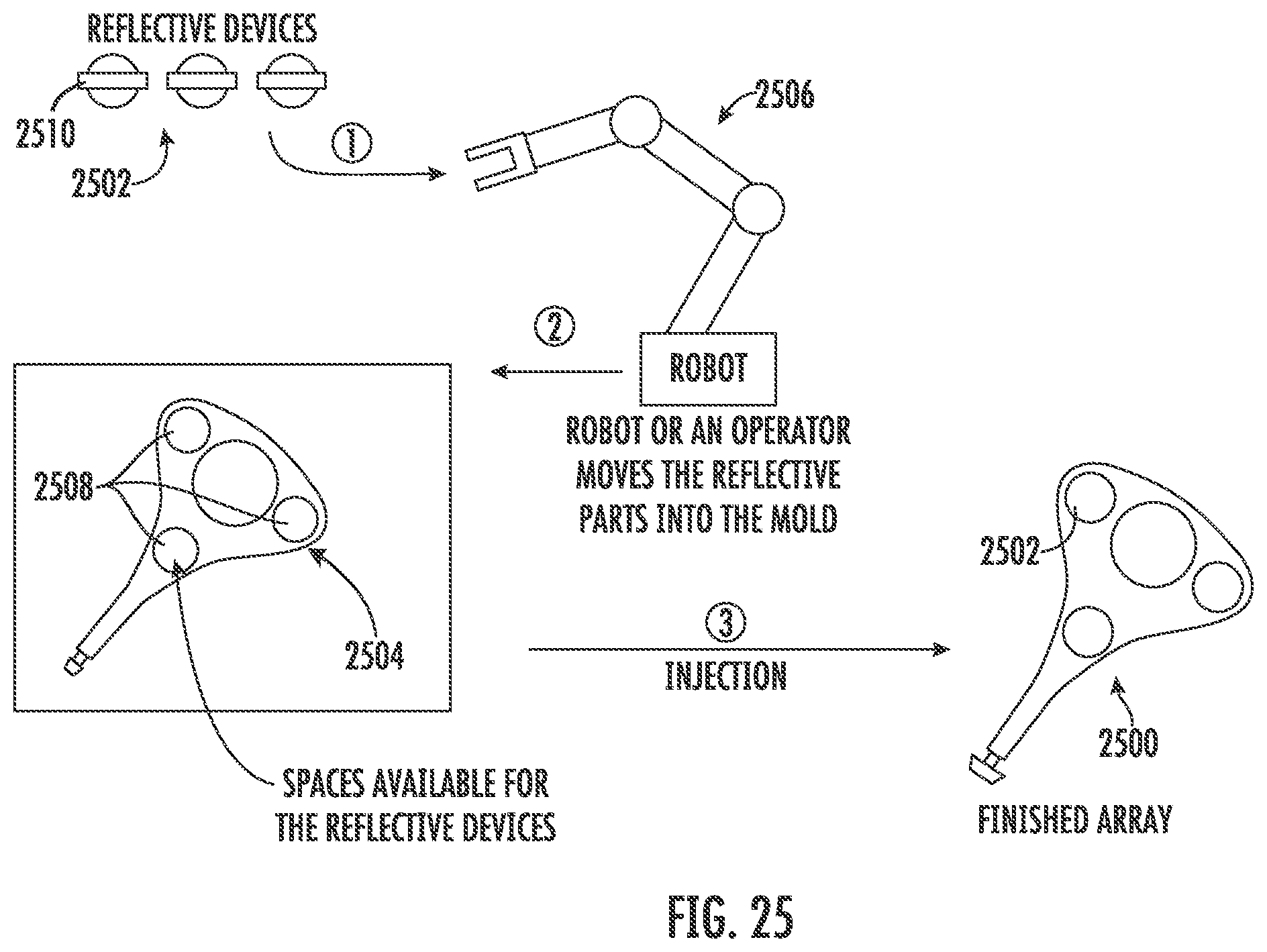 Patent US12365102 Figure 19 – High accuracy molded navigation arrays, systems, and methods