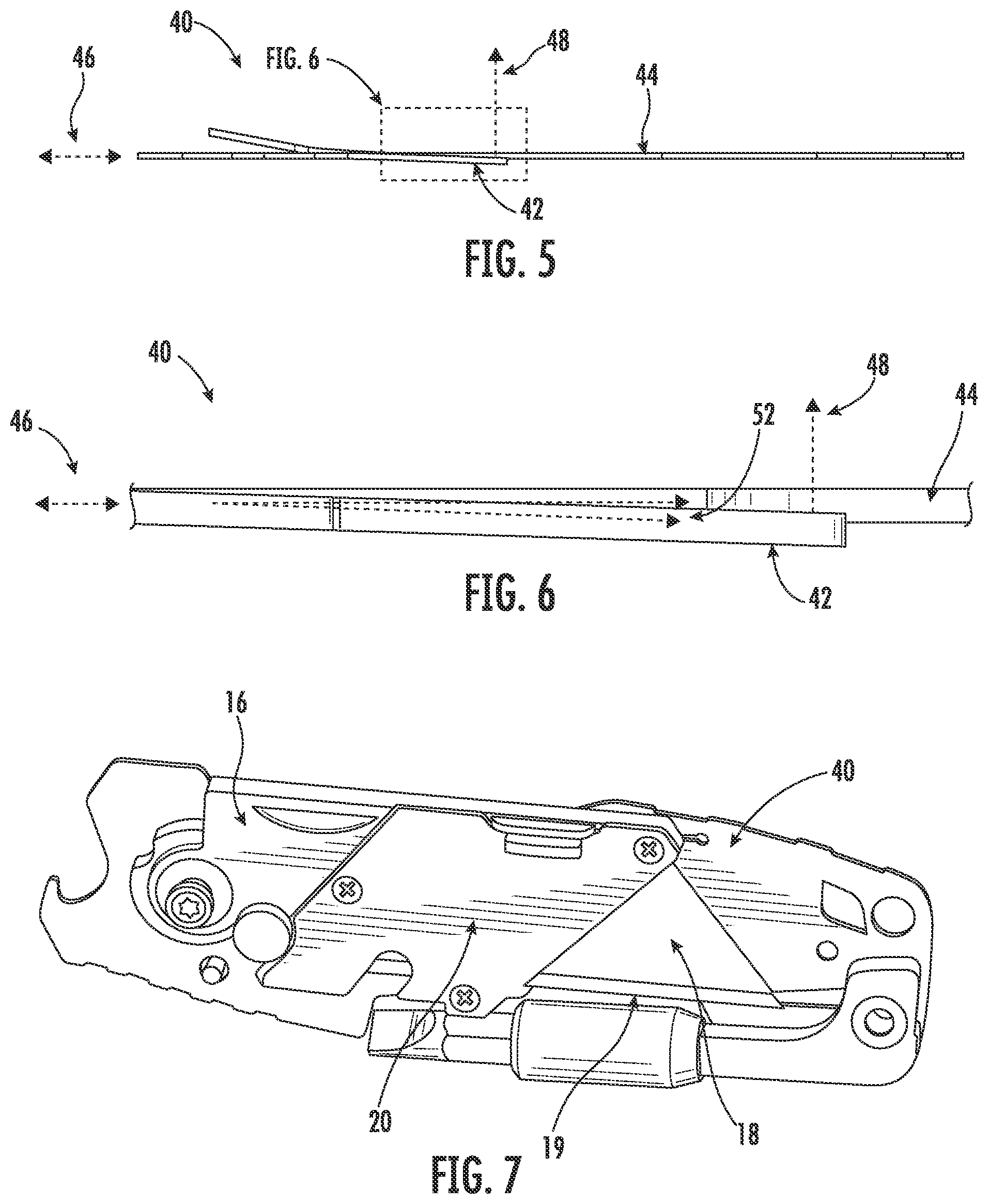 Patent US12365104 Figure 3 – Knife with blade storage