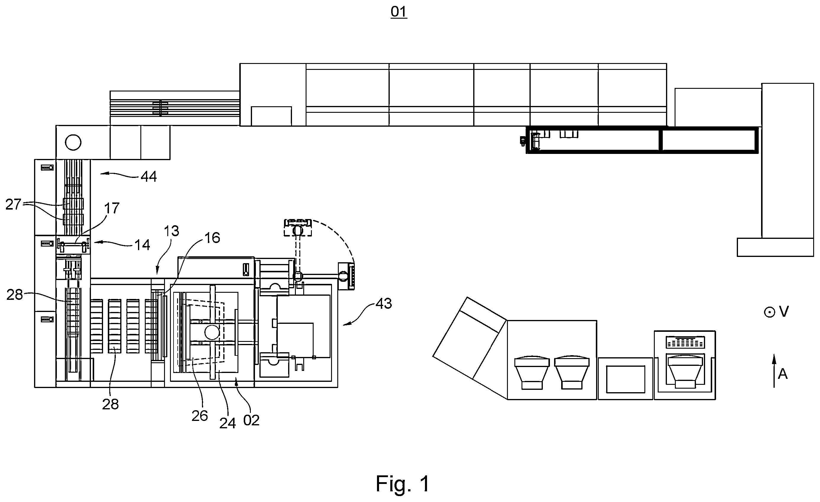 Patent US12365108 Figure 1 – Pile cutting apparatus with support element