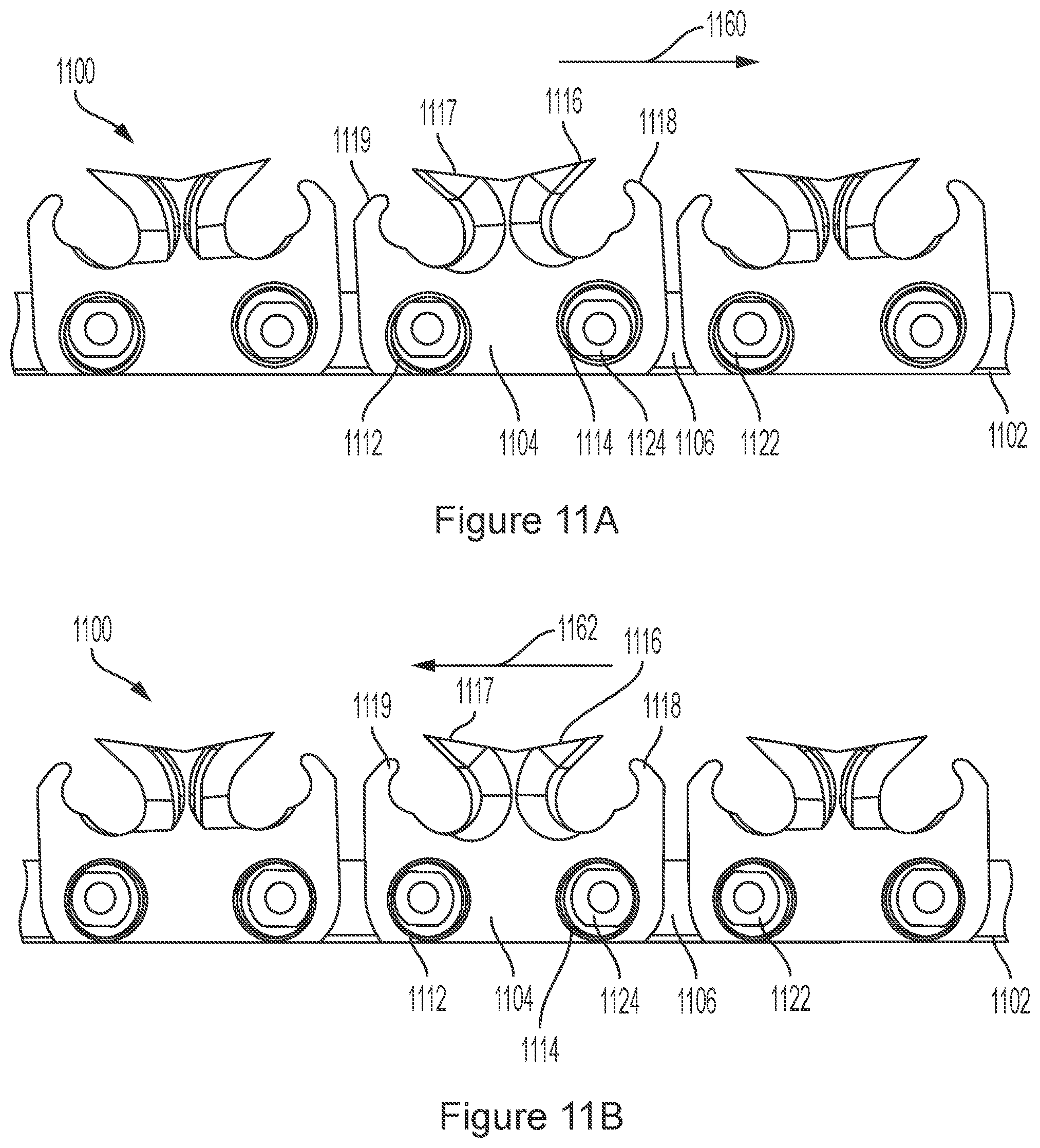 Patent US12365109 Figure 16 – Saw chain link with one or more oversized rivet holes