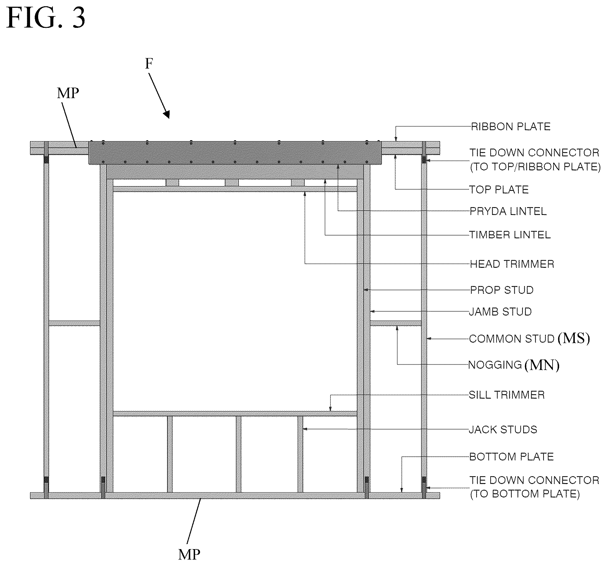 Patent US12365110 Figure 3 – Automated wall frame assembly system
