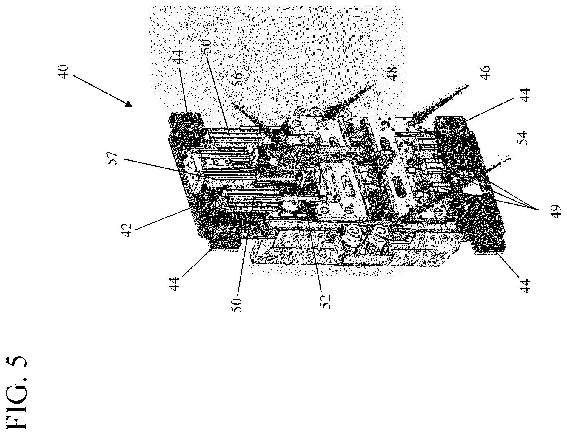Patent US12365110 Figure 5 – Automated wall frame assembly system