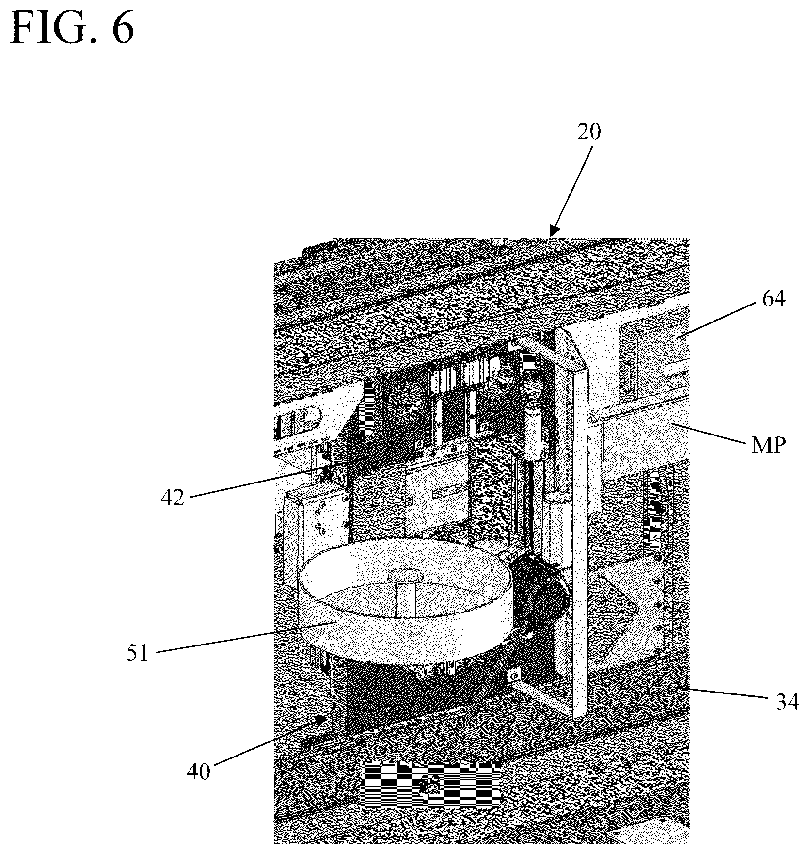 Patent US12365110 Figure 6 – Automated wall frame assembly system