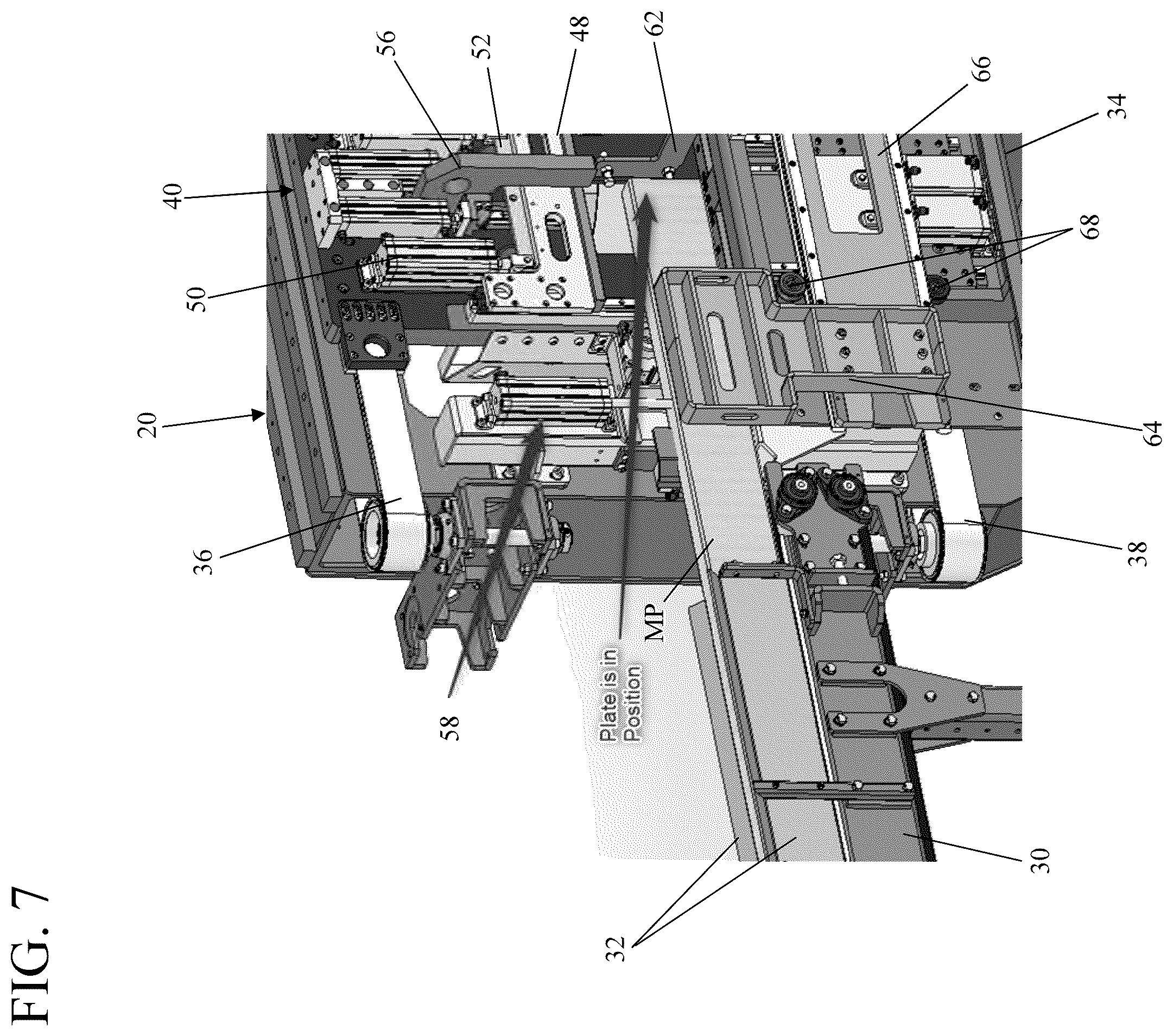 Patent US12365110 Figure 7 – Automated wall frame assembly system