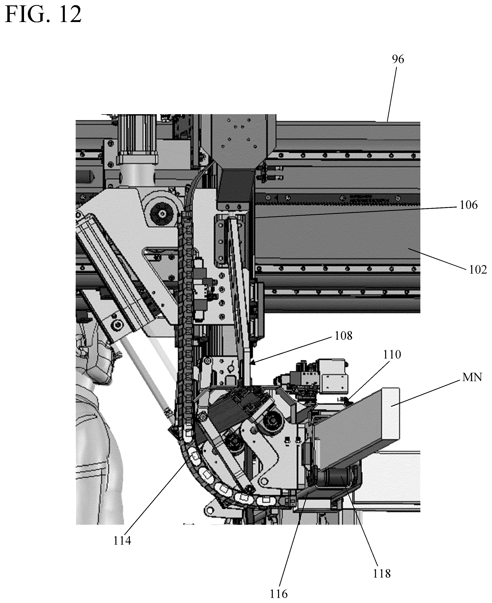 Patent US12365110 Figure 12 – Automated wall frame assembly system
